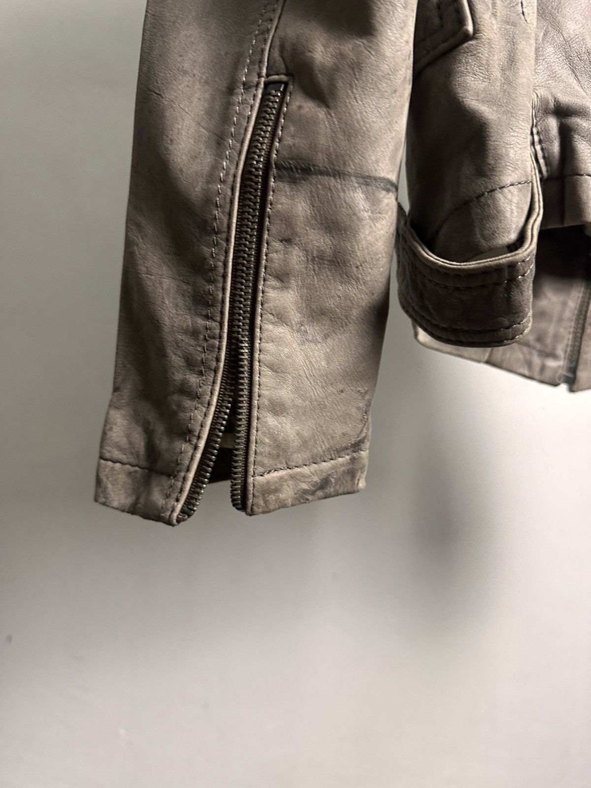 Jean Paul Gaultier 00’s Jean Paul Gaultier Sheepskin Leather Biker Jacket Size US M / EU 48-50 / 2 - 14 Thumbnail