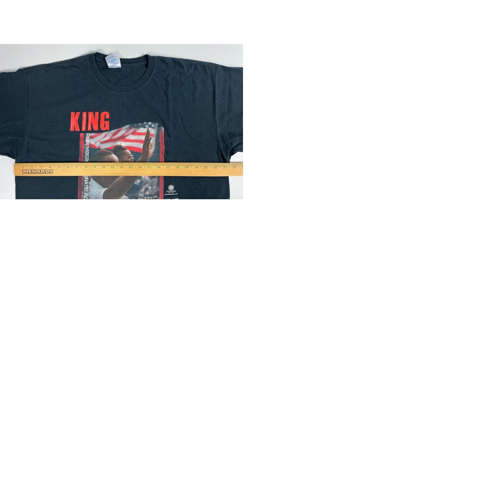 Gildan VINTAGE Martin Luther King Jr. Coretta Scott King T-Shirt XL Black Gildan Ultra Cotton Mens Short Sleeve Crew Neck Size US XL / EU 56 / 4 - 9 Thumbnail