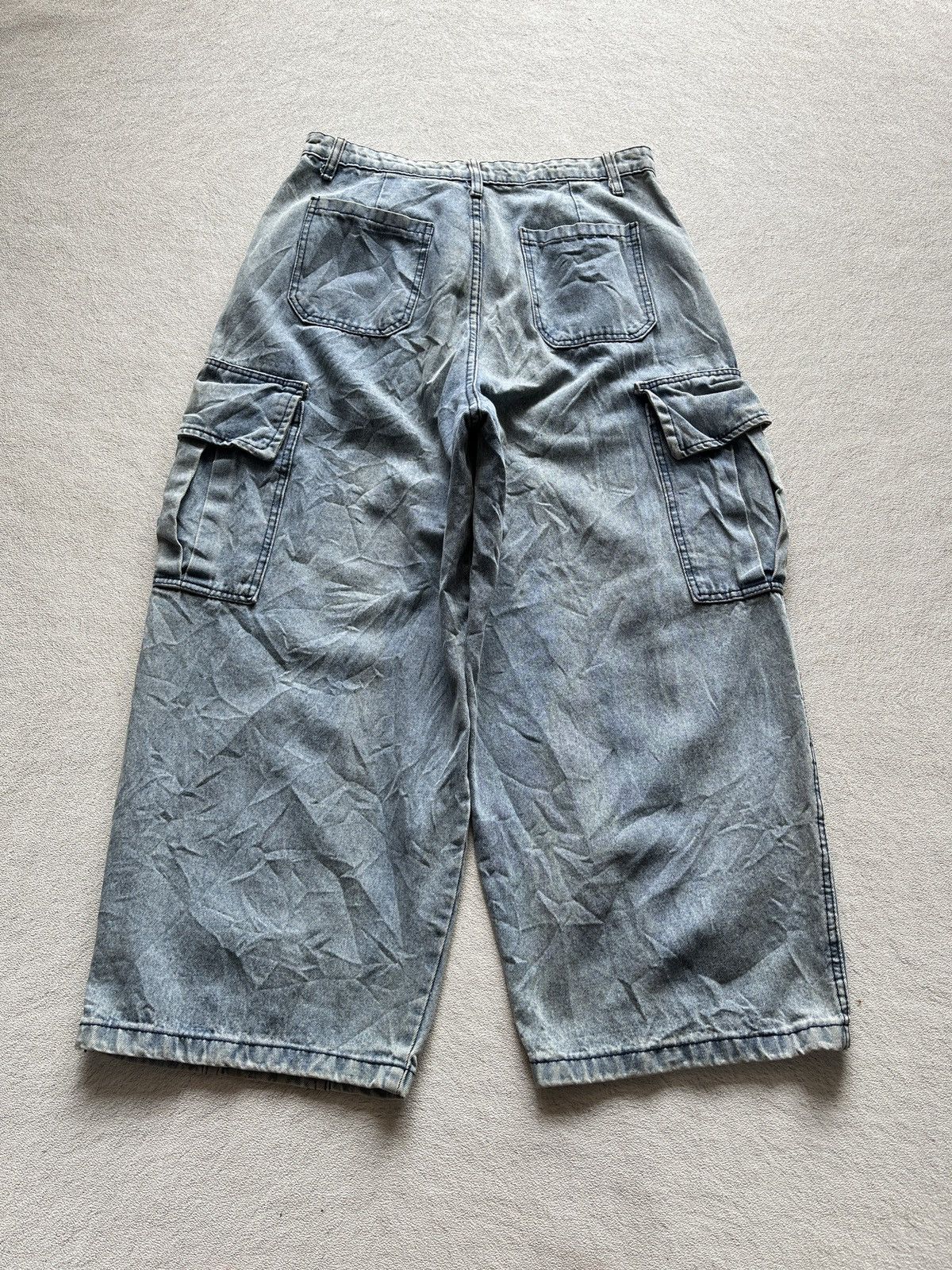 Yohji Yamamoto 2000s Cargo Super Wide Balloon Pants Size US 32 / EU 48 - 5 Thumbnail