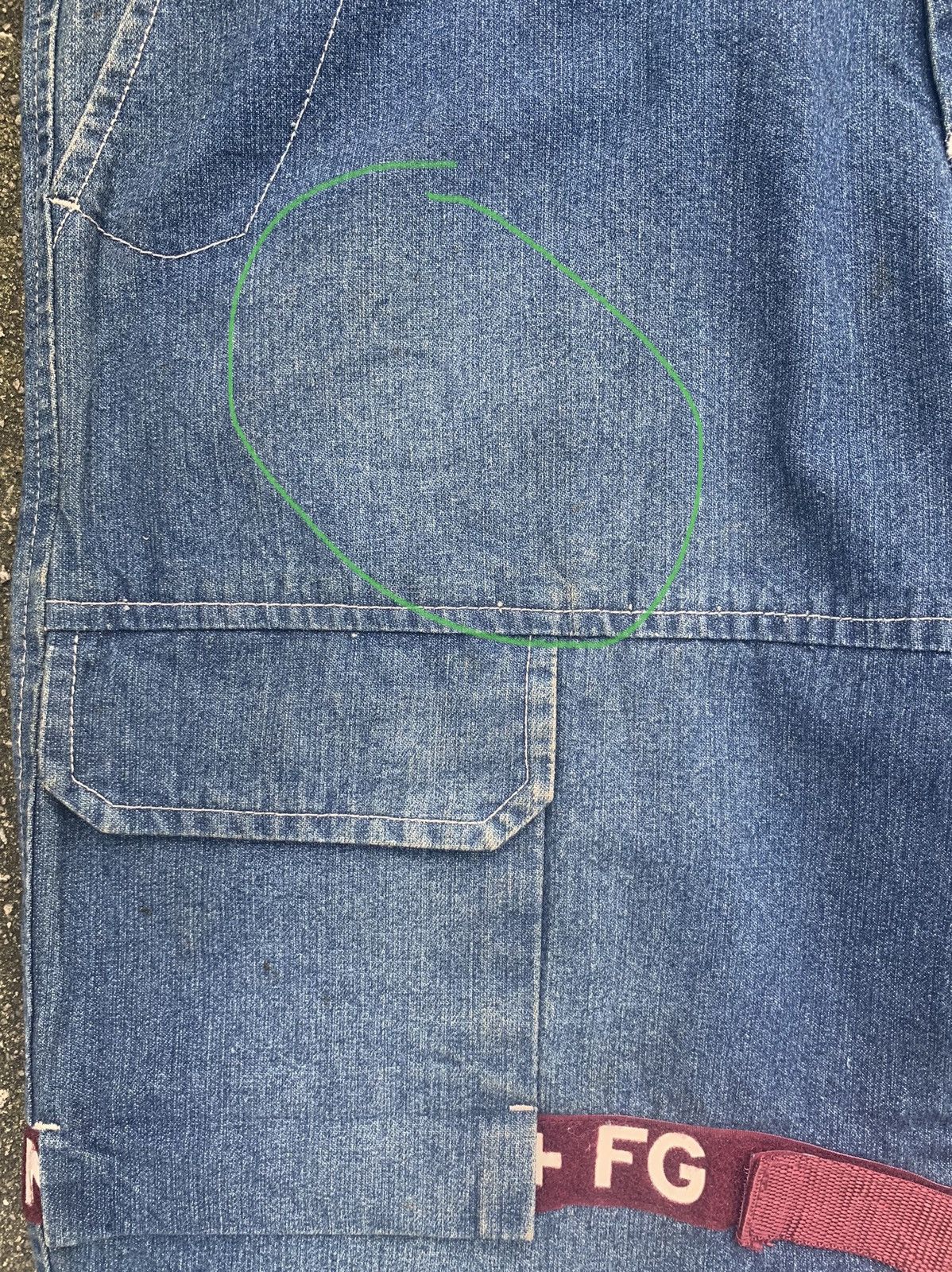 Marithe + Francois Girbaud Le Jean De Marithe Francois Girbaud Reconstructed Pant Size US 35 - 11 Thumbnail