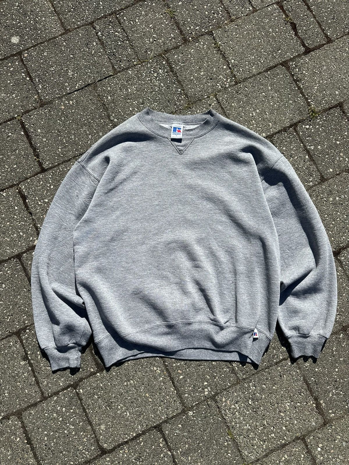 Russell Athletic Grey Russell Sweatshirt Crewneck Size US L / EU 52-54 / 3 - 4 Thumbnail