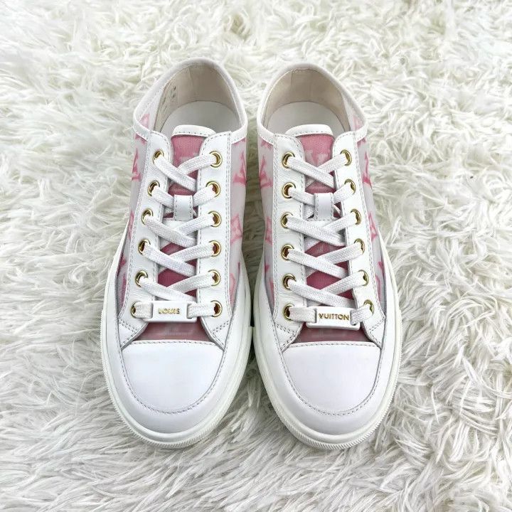 Louis Vuitton Louis Vuitton Stellar Low-Top Fashion Sneakers -2508 Size US 5 / IT 35 - 2 Thumbnail
