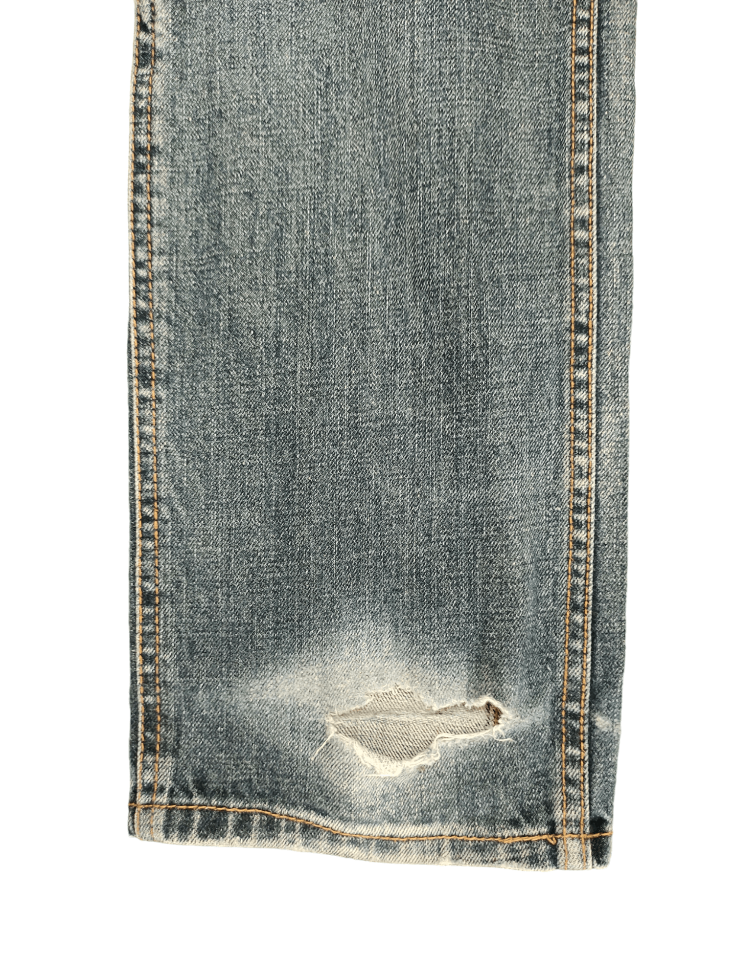 Comme des Garcons × Undercover Made In Heaven Distress Spiral Cut Denim Jean Y2k Streetwear Size US 33 - 17 Thumbnail