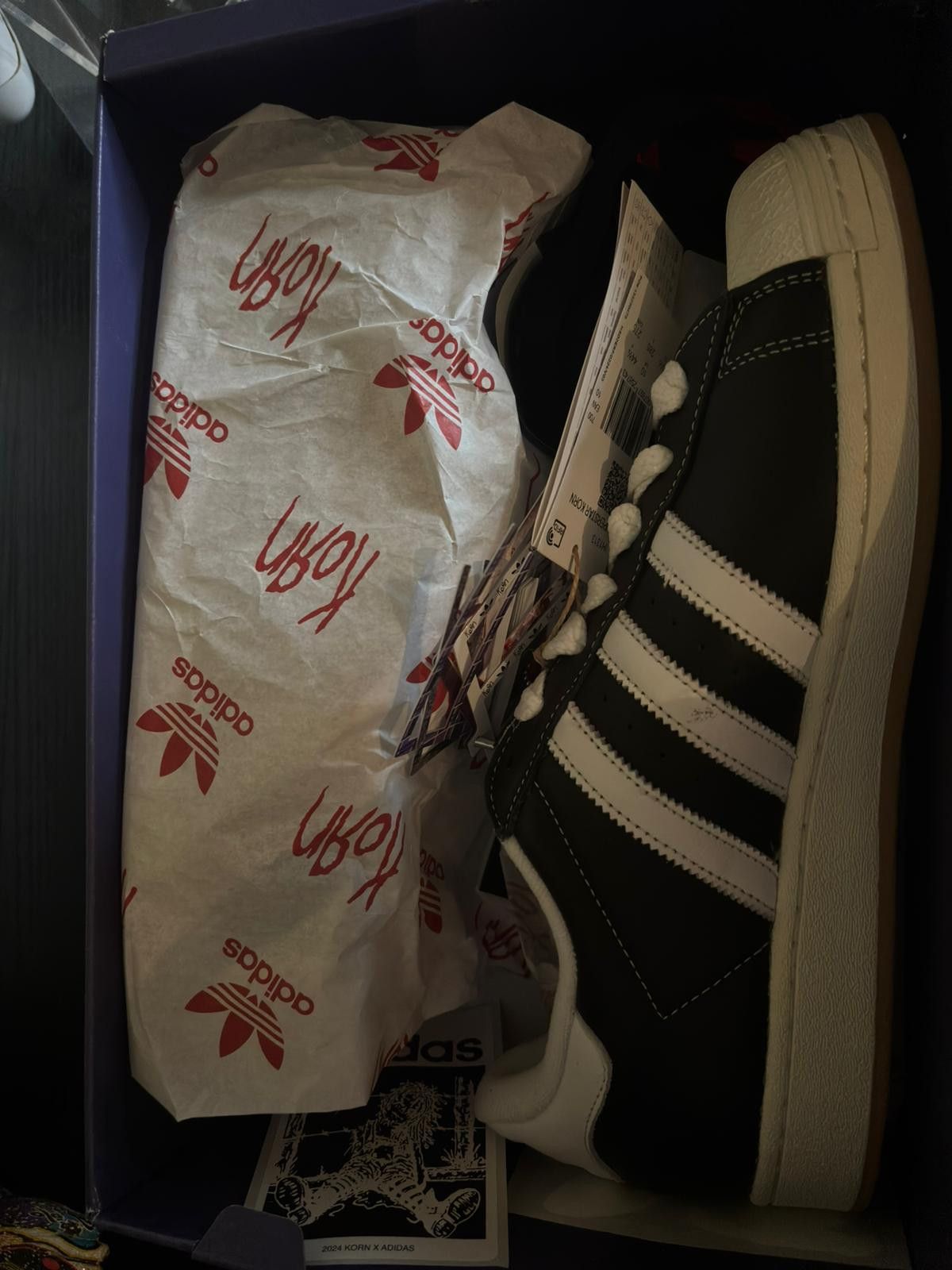 Adidas Adidas Superstar Korn 30th Anniversary edition in Core Black Size US 10 / EU 43 - 7 Thumbnail
