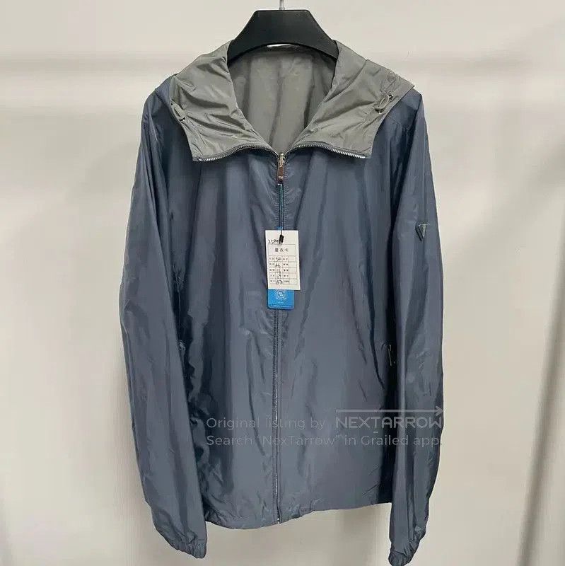 Prada Prada XL Navy Blue Men's Outer Jacket. Size US XL / EU 56 / 4 - 1 Thumbnail