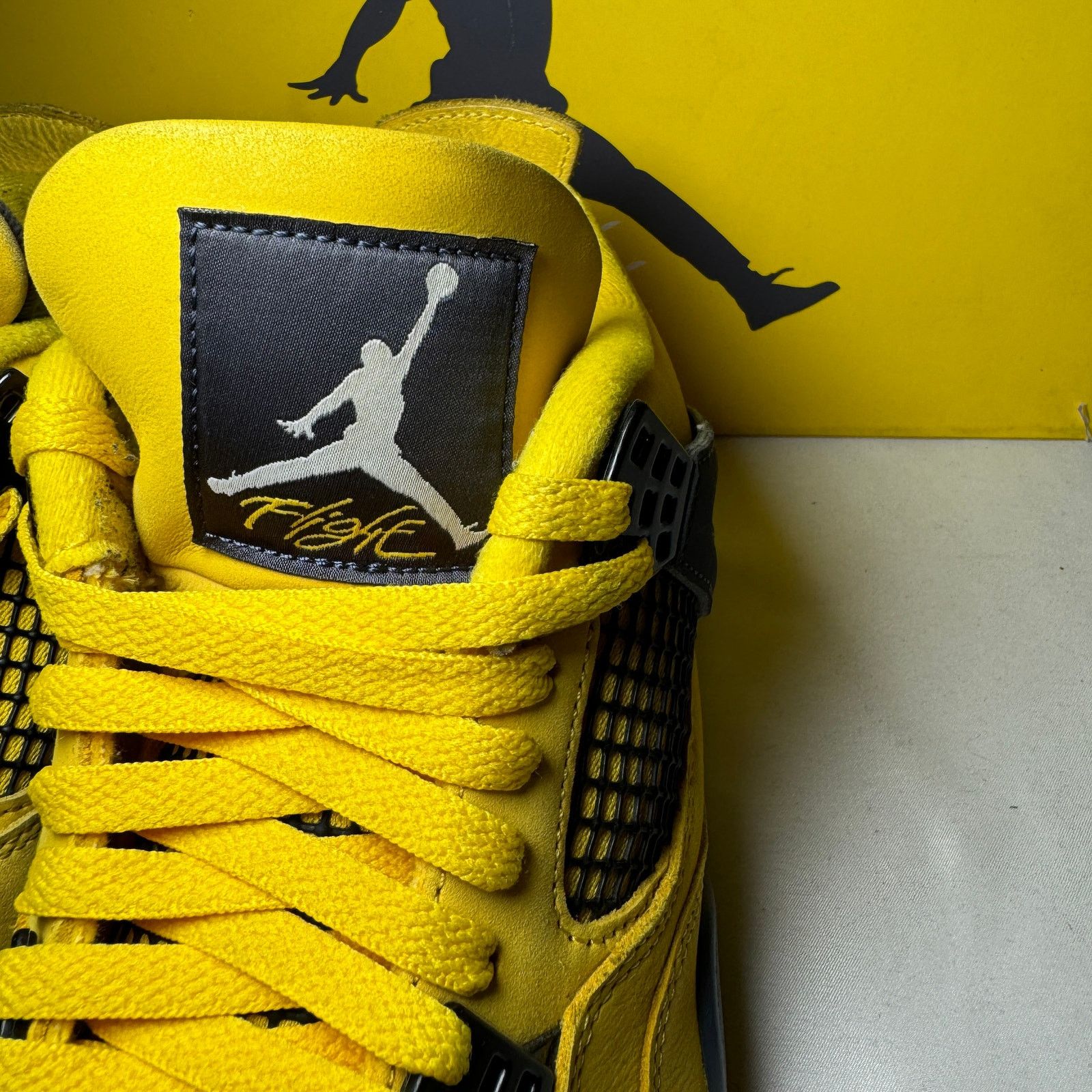 Jordan Brand × Nike Size 7.5 Nike Air Jordan 4 Retro Lightning 2021 Men's Shoes Size US 7.5 / EU 40-41 - 5 Thumbnail