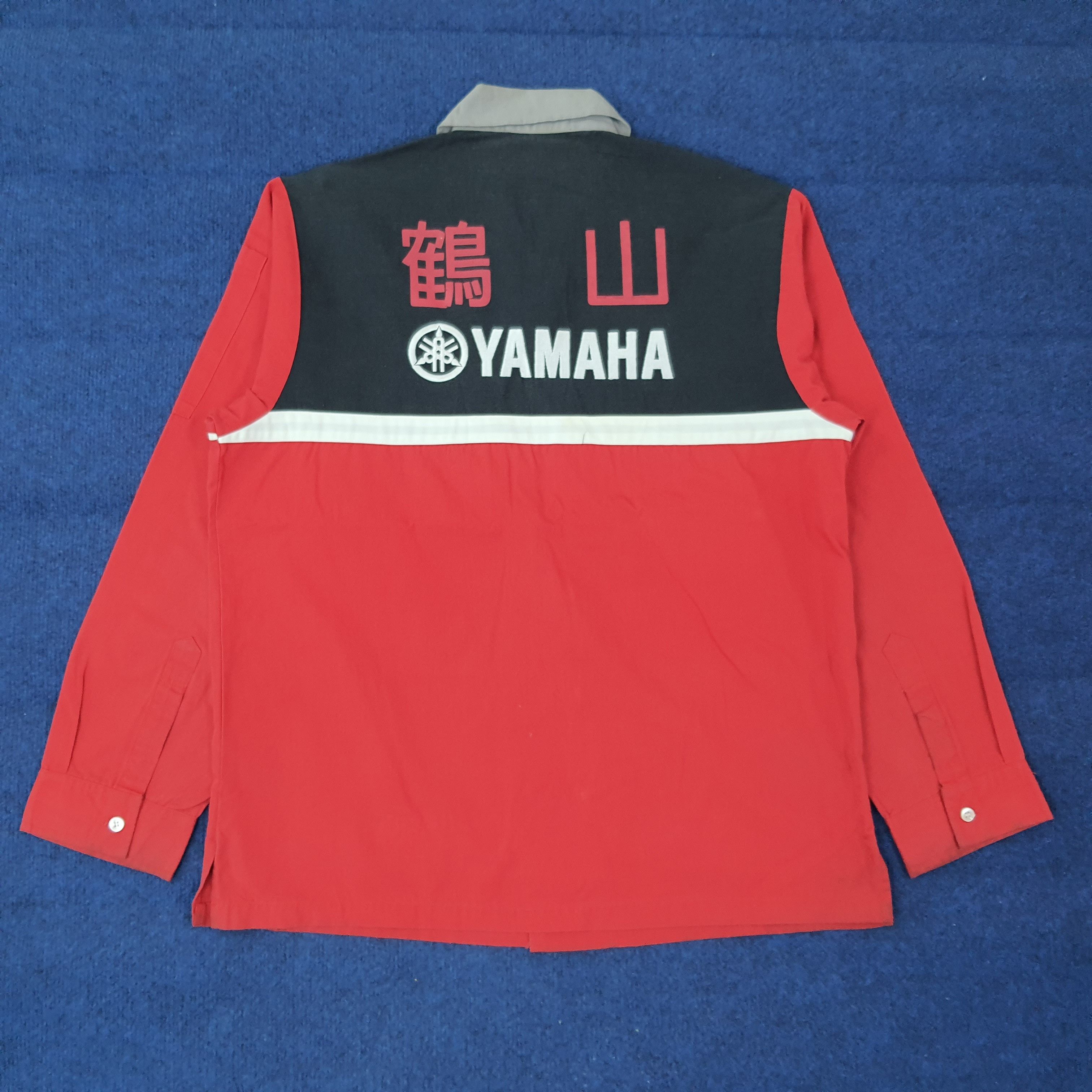 Yamaha Vintage YAMAHA Motorsports Bike Button Up Shirt C259N72 Size US M / EU 48-50 / 2 - 1 Thumbnail