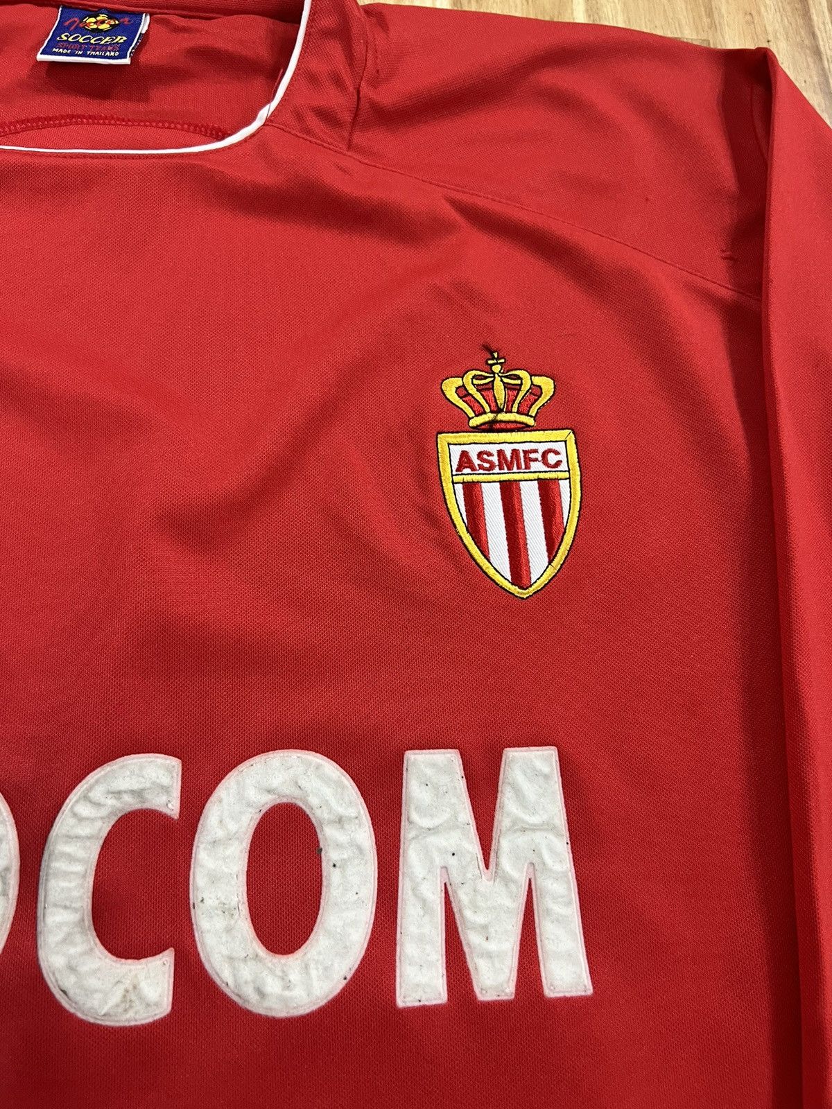 Vintage AS Monaco FC Bootleg Jersey Size US XL / EU 56 / 4 - 3 Thumbnail
