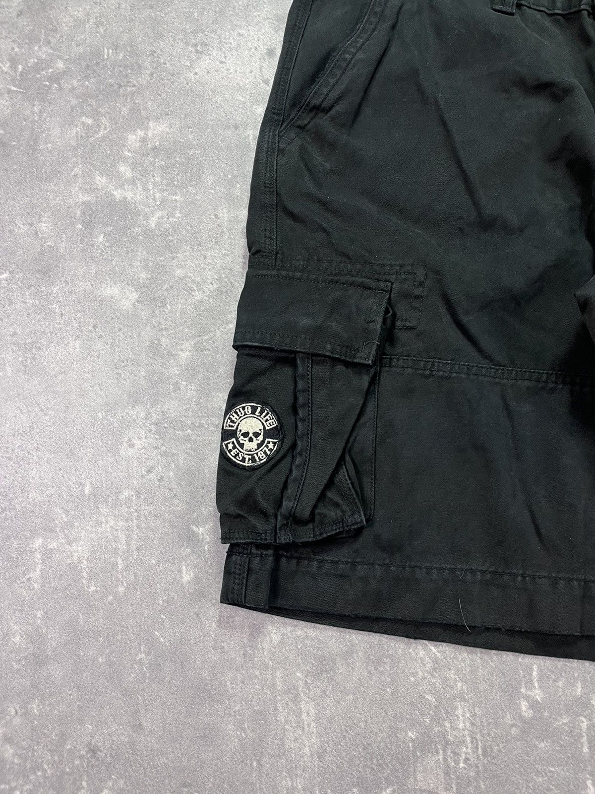 JNCO Thug Life Vintage Baggy Cargo Shorts Jorts 36 Rare Size US 36 / EU 52 - 4 Thumbnail
