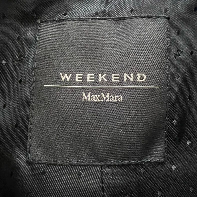 Max Mara Max Mara Black lapel coat Size L / US 10 / IT 46 - 5 Thumbnail