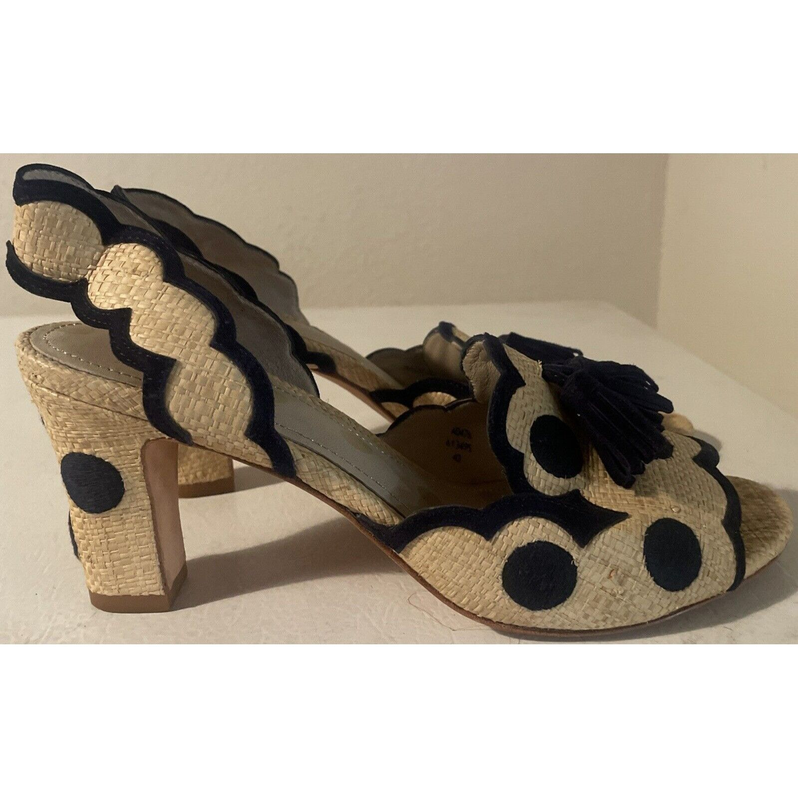 Boden Boden Size EUR 40 US 8.5 Embroidered Heels Shoes Black and R Size US 8.5 / IT 38.5 - 5 Thumbnail