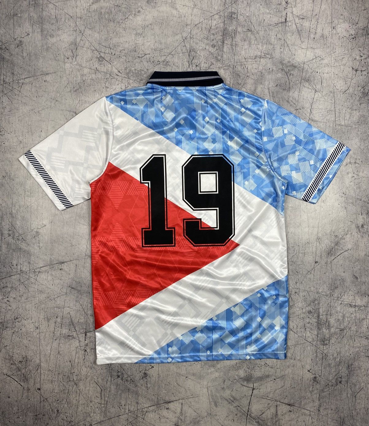 Other Score Draw England 1990-92 Retro Jersey No.19 L Size US L / EU 52-54 / 3 - 12 Thumbnail
