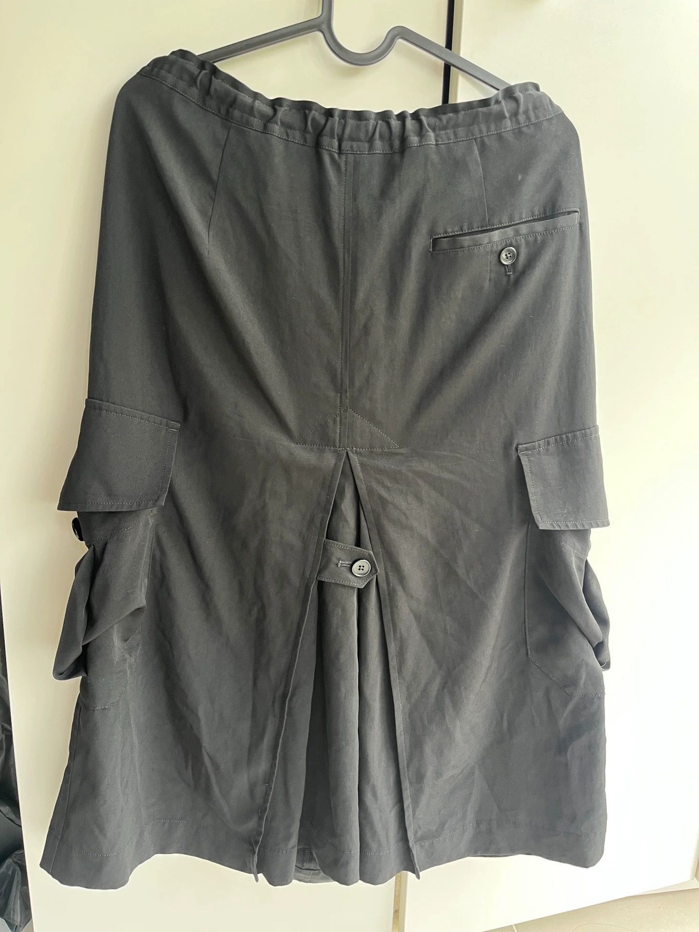 Yohji Yamamoto Yohji Yamamoto Ground Y 1 umbrella skirt soft silk Size 26" / US 2 / IT 38 - 4 Thumbnail