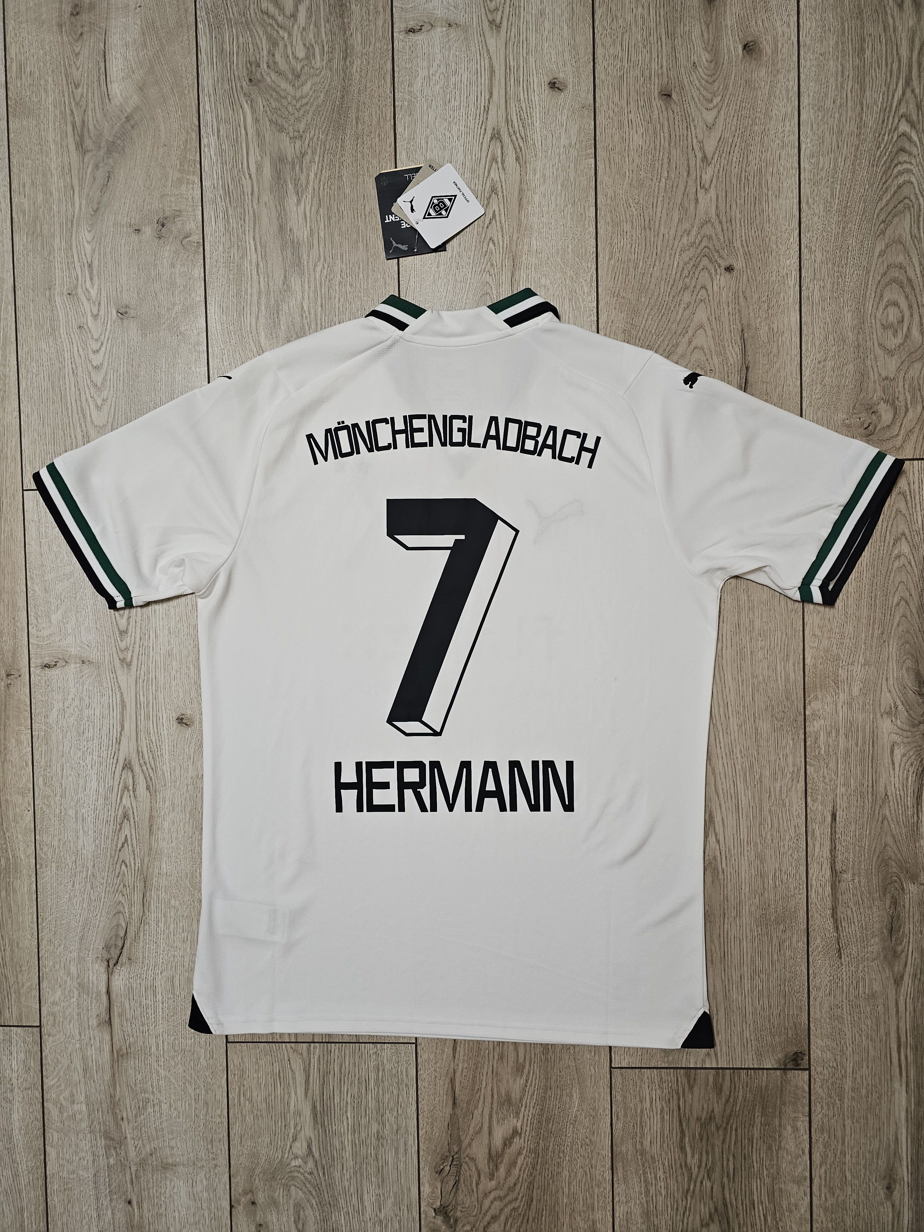 Puma BORUSSIA MONCHENGLADBACH 2024 HERMANN FOOTBALL SHIRT SOCCER Size US M / EU 48-50 / 2 - 1 Thumbnail