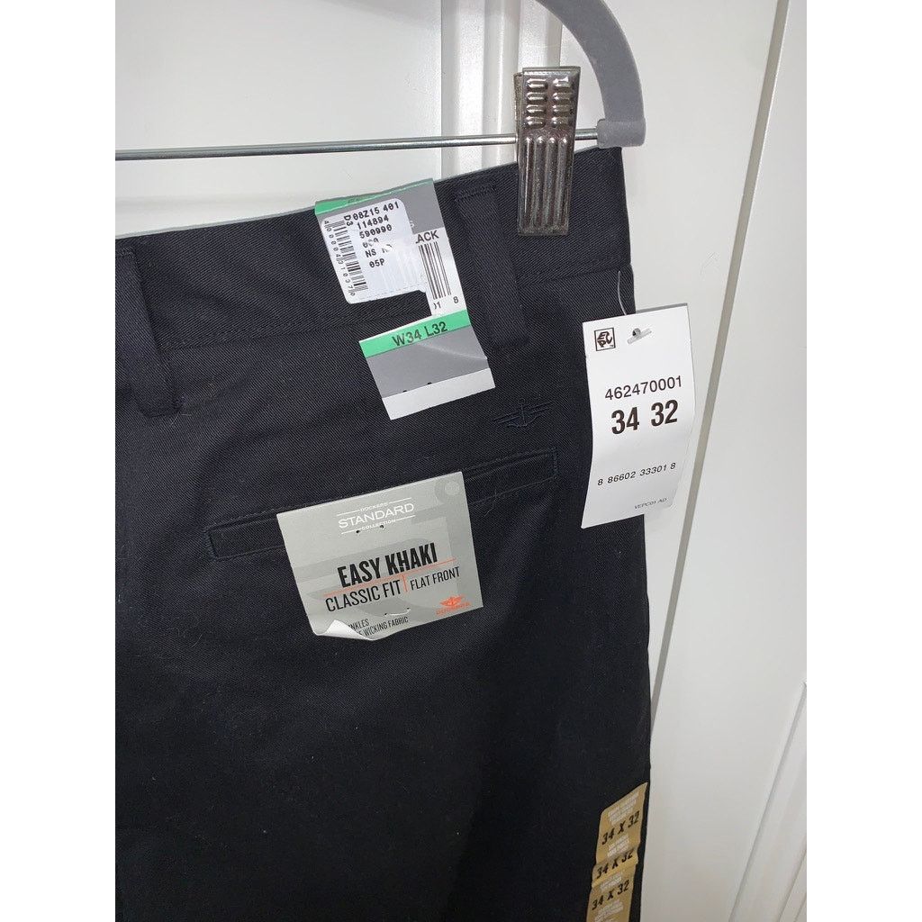 Dockers NWT Dockers Men's Classic Fit Chino Pants Black Size 34x32 Size US 34 / EU 50 - 3 Thumbnail