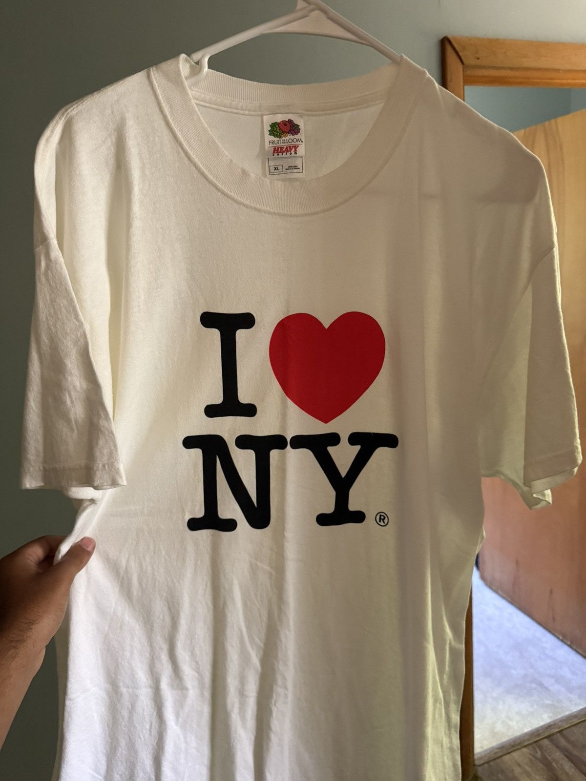 Fruit Of The Loom × Vintage VINTAGE NYC TEE Size US XL / EU 56 / 4 - 1 Thumbnail