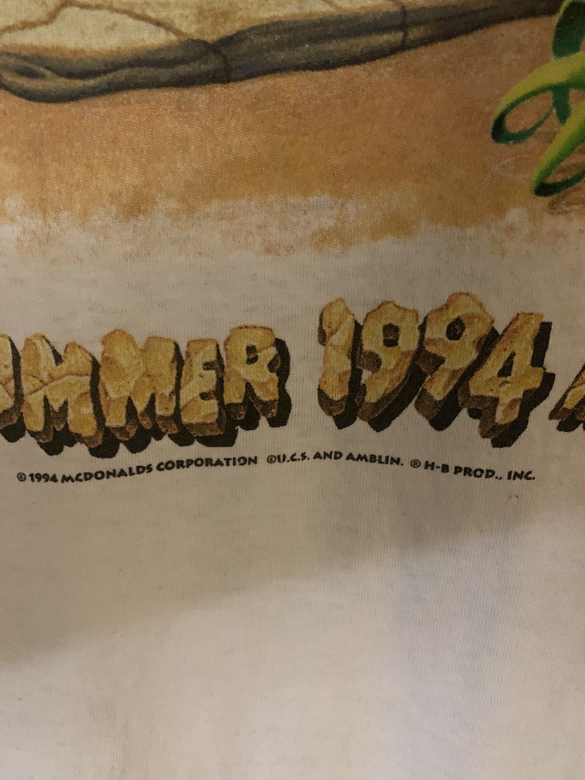Vintage Flint stones 1994 summer shirt Size US XL / EU 56 / 4 - 3 Thumbnail