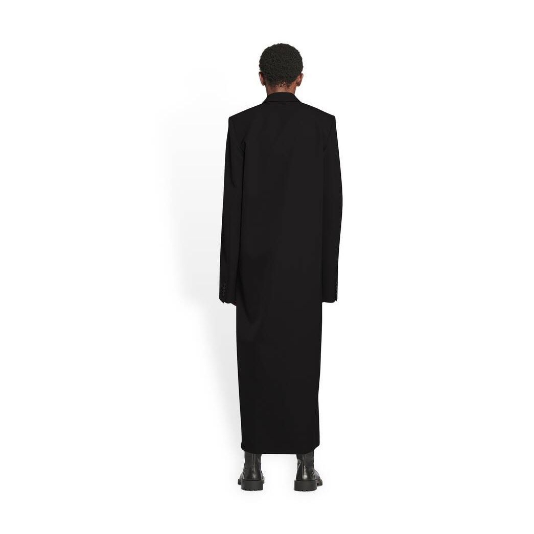 Balenciaga o1srvl11e1124 Fitted Coat in Black Size US S / EU 44-46 / 1 - 4 Thumbnail