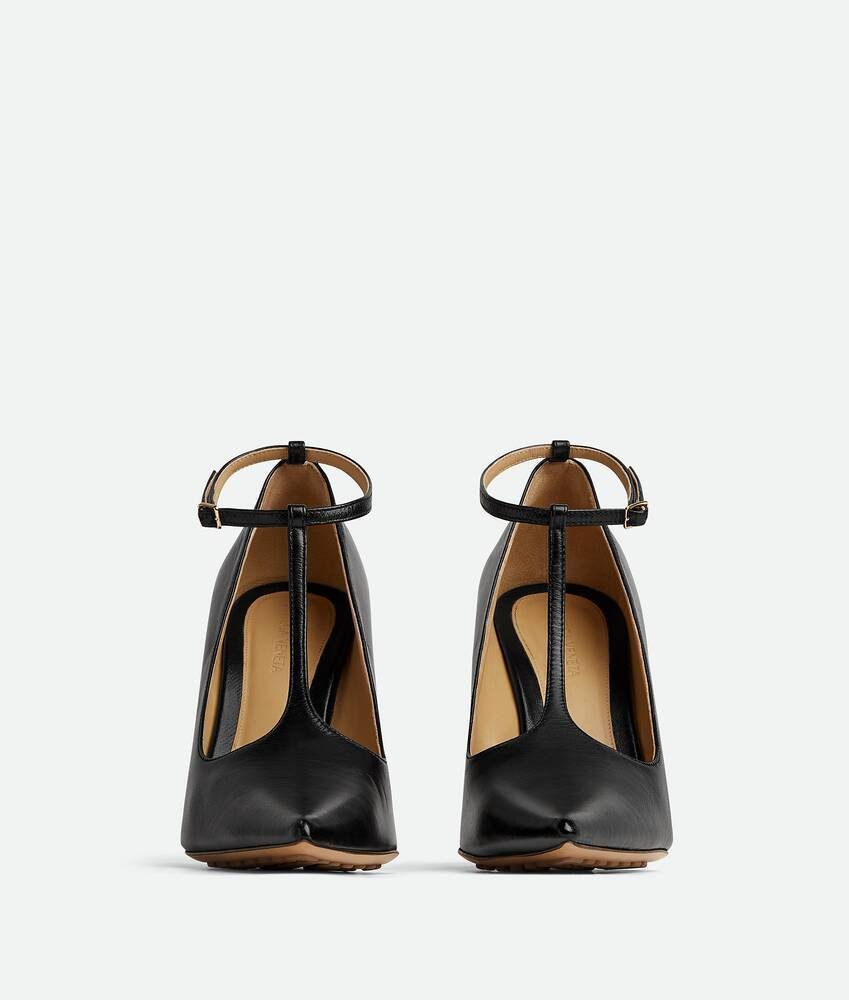Bottega Veneta o1bcso1str0924 Punta T-Bar Pump in Black Size US 6 / IT 36 - 2 Thumbnail