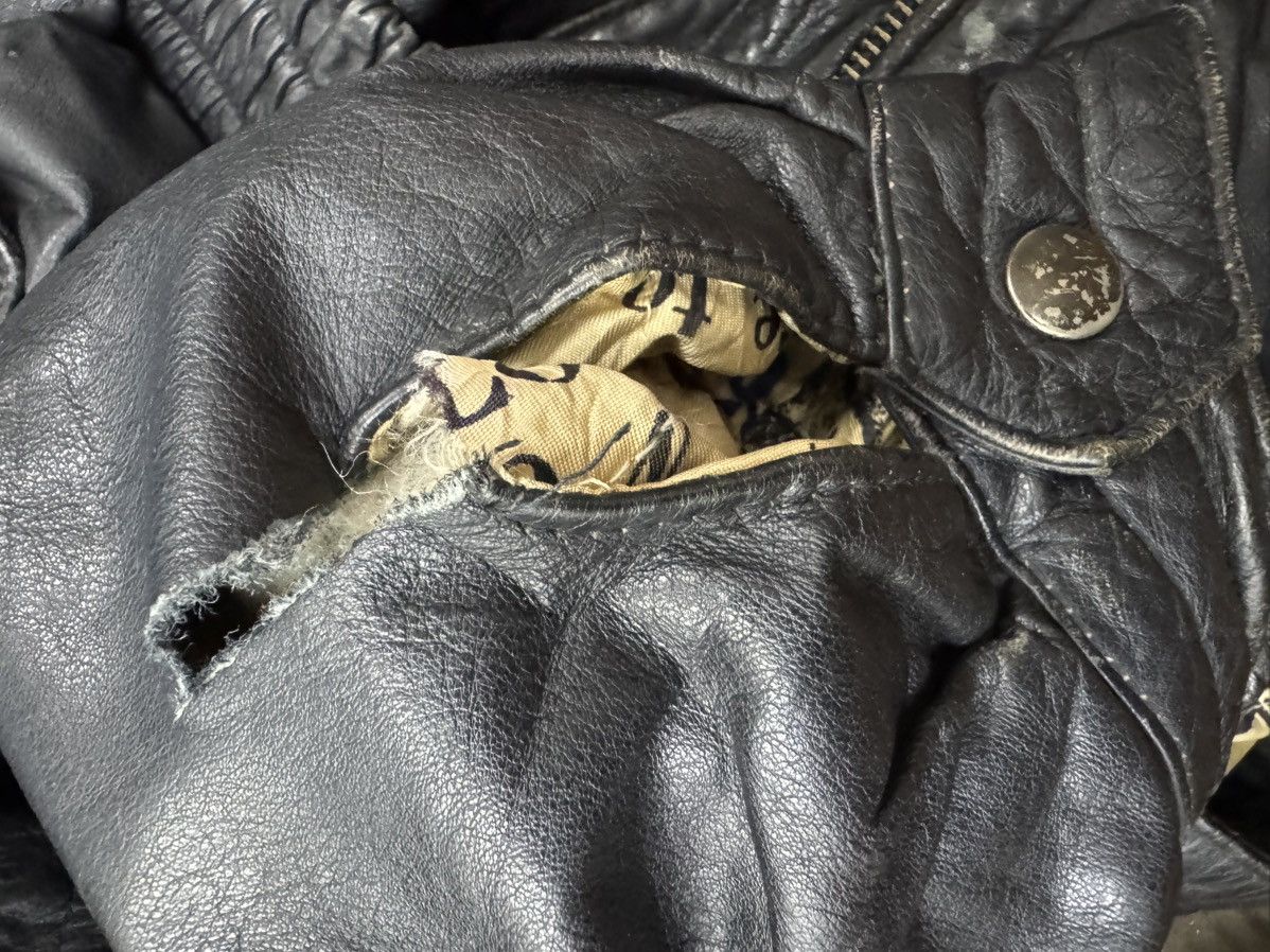 Vintage Vintage Leather Jacket The New York Times" newspaper Size US L / EU 52-54 / 3 - 13 Thumbnail