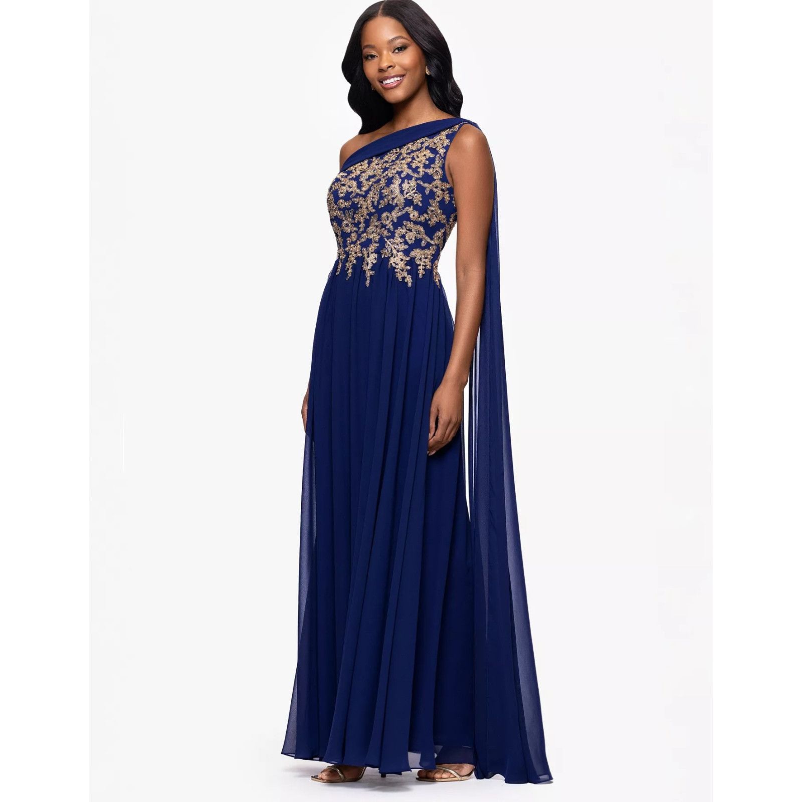 Other Betsy & Adam Women's Off-The-Shoulder 14, MSRP: 299$ Size XL / US 12-14 / IT 48-50 - 3 Thumbnail