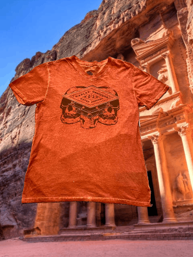 Harley Davidson Vintage T-Shirt orange Harley Davidson crazy Y2K big print Size US M / EU 48-50 / 2 - 1 Thumbnail