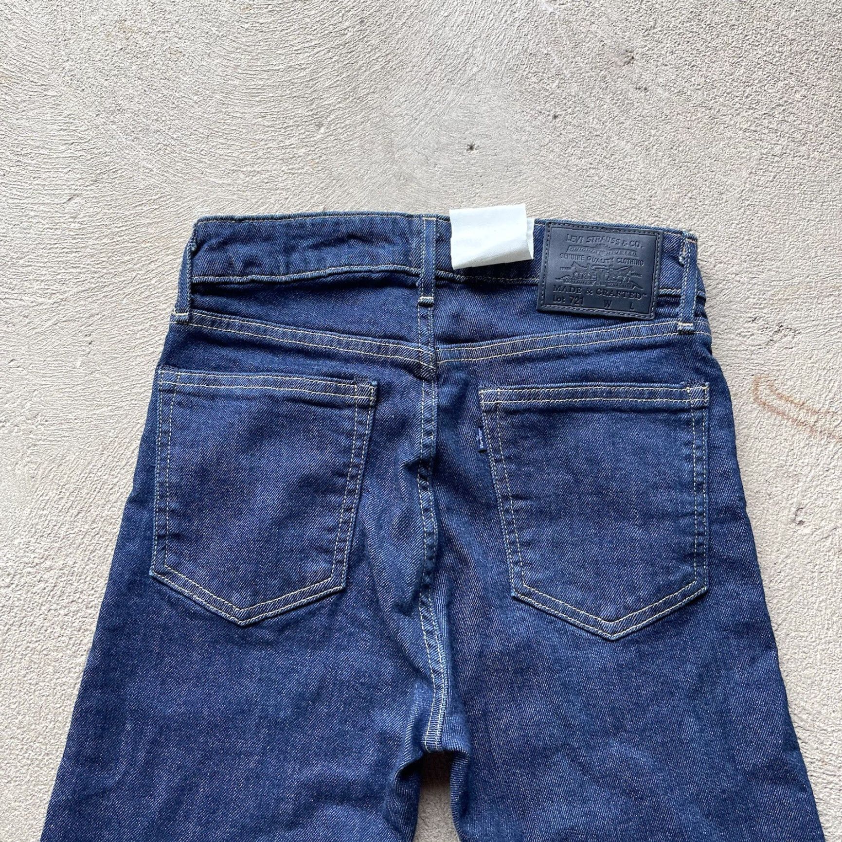 Levi's Levi's Jeans Women 26x30 Blue 721 Skinny Denim Pants Selvedge Made Crafted NEW Size 26" / US 2 / IT 38 - 6 Thumbnail