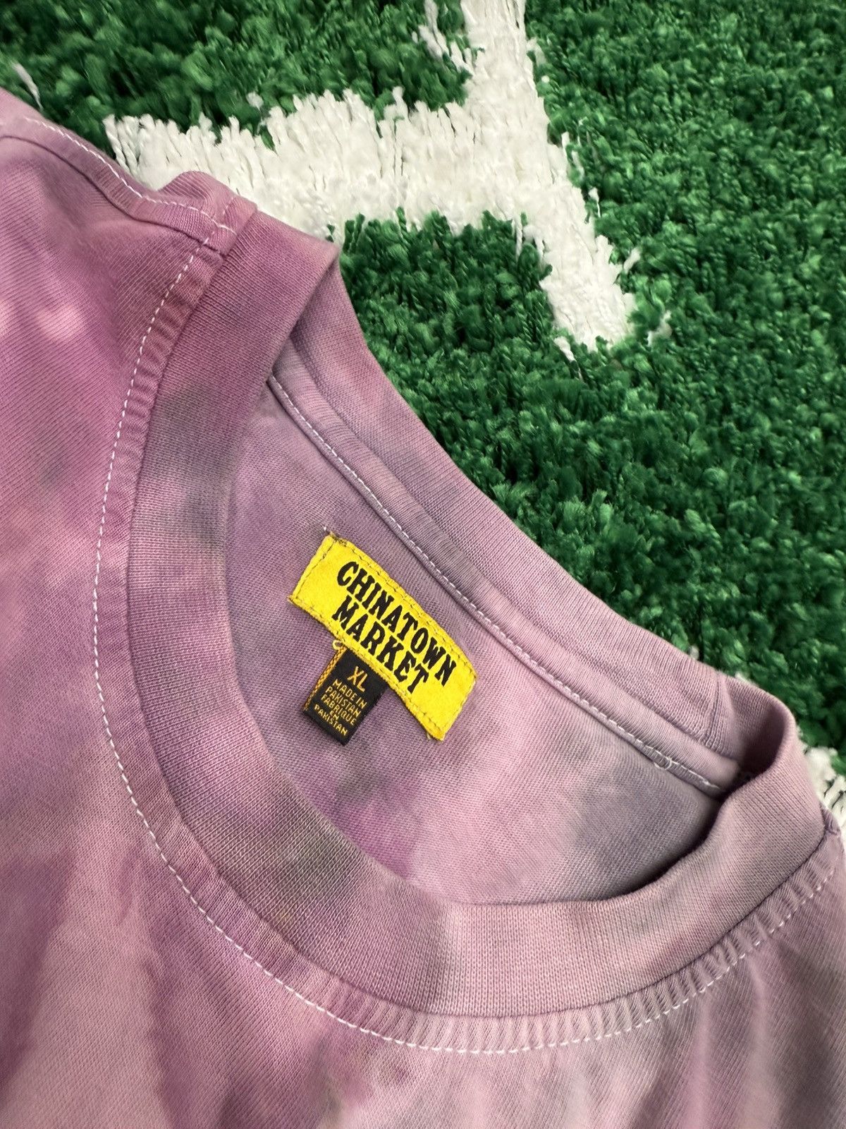 Market Chinatown Market " Born Again Christian Dior " Tie Dye Tee Size US XL / EU 56 / 4 - 7 Thumbnail