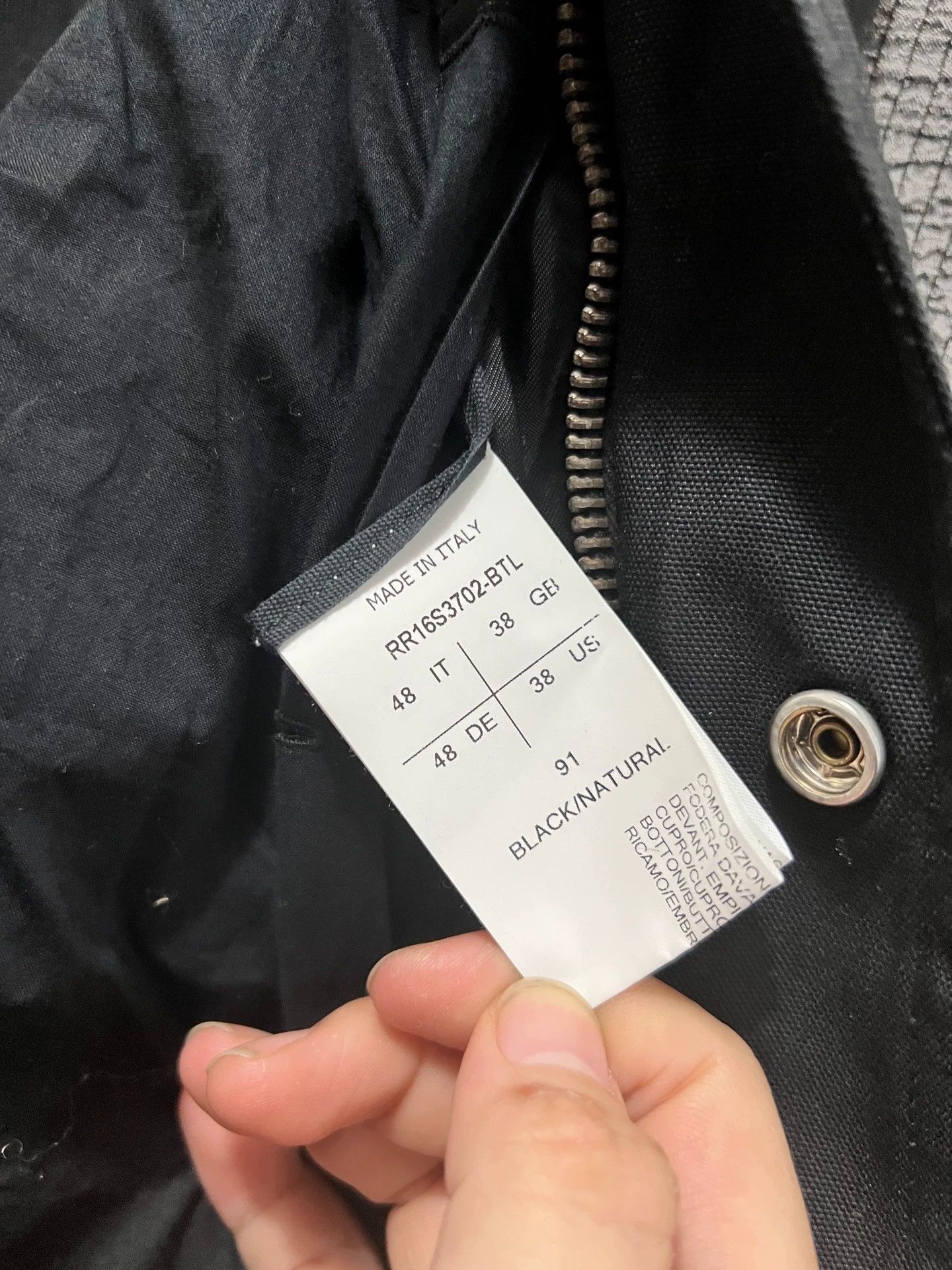 Rick Owens Rick Owens 16SS Runway Samurai Drop-Crotch Draped Jacket Size US M / EU 48-50 / 2 - 9 Thumbnail