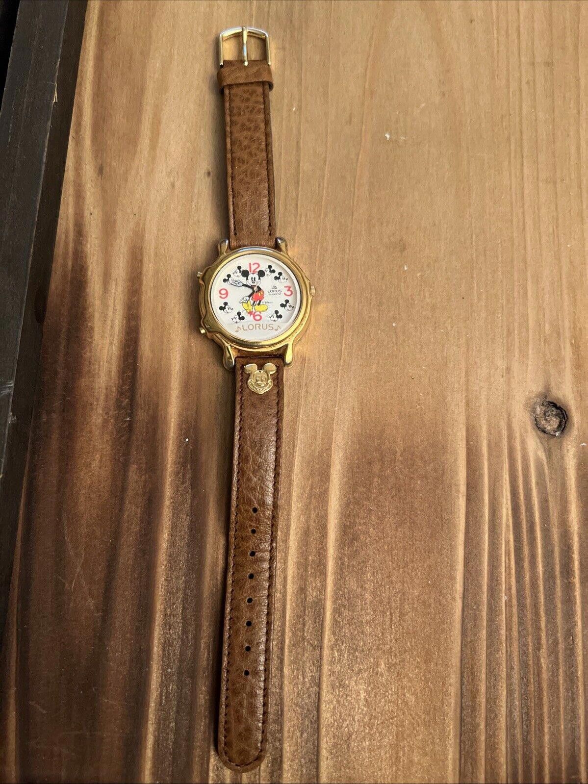 Designer Vintage Lorus Mickey Mouse Musical Watch New Battery Size ONE SIZE - 2 Thumbnail