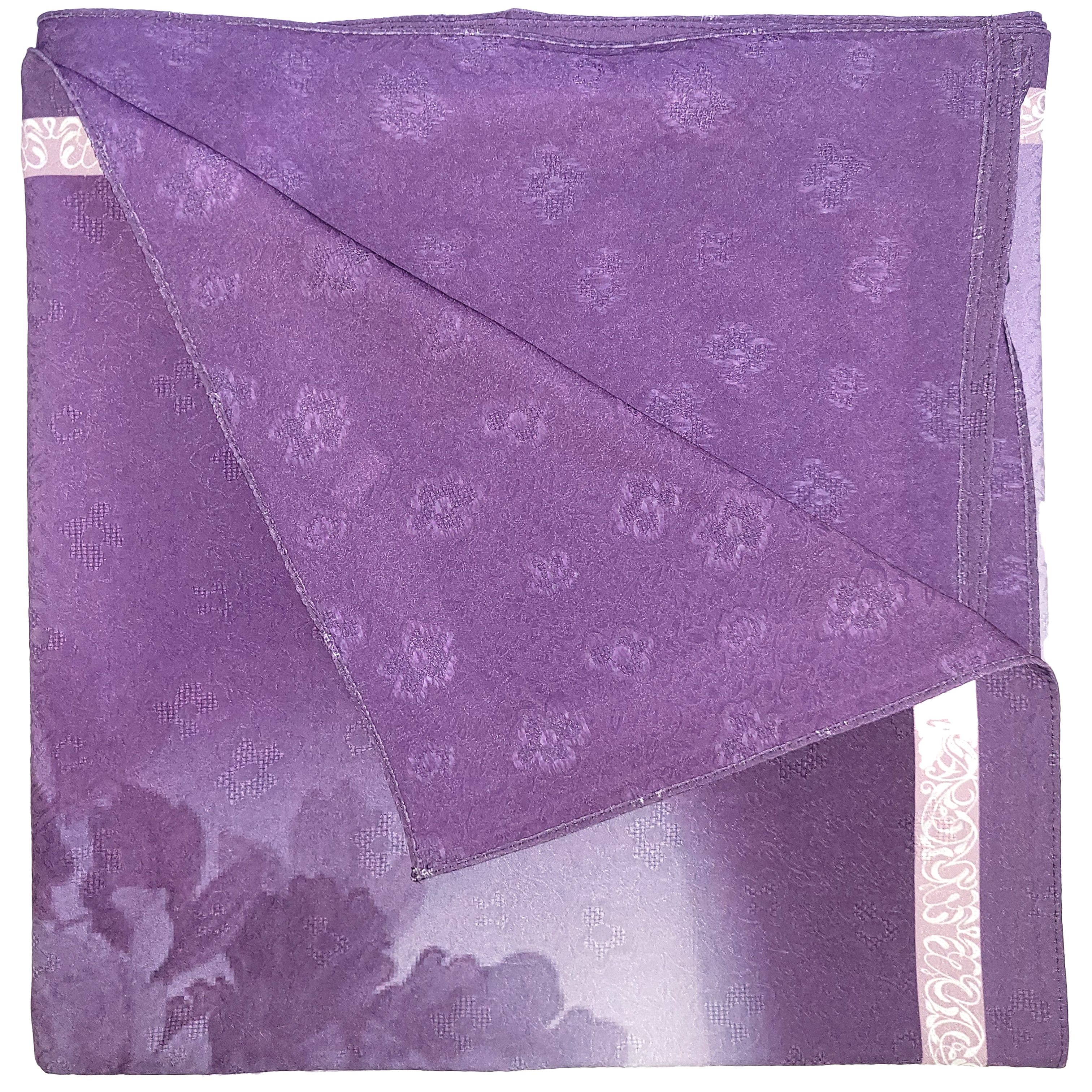 Other Double-Sided Silk Scarf 27"x70" Long Rectangle 3301 Size ONE SIZE - 6 Thumbnail