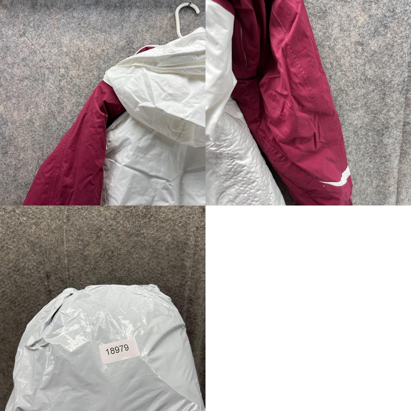 Vintage VINTAGE Columbia Jacket Women Large Parka Hooded Red White Full Zip Sportswear Size L / US 10 / IT 46 - 9 Thumbnail