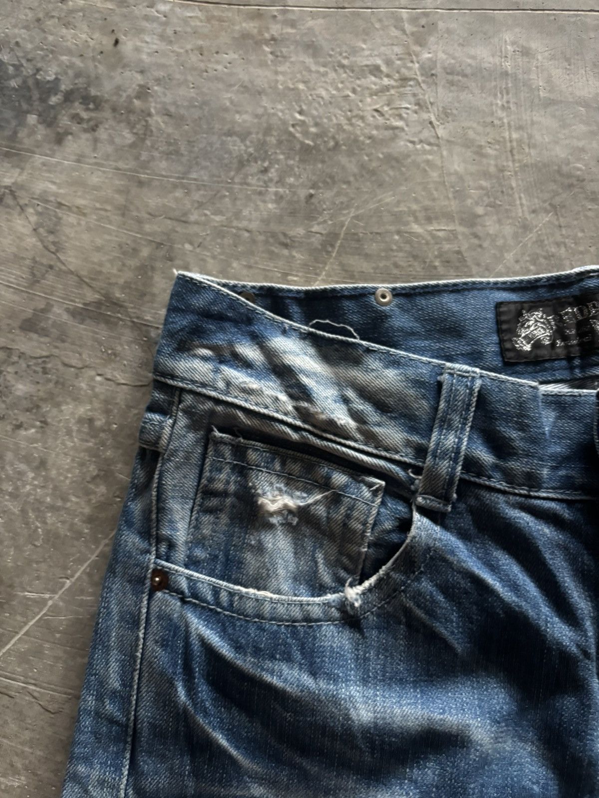 If Six Was Nine RED PEPPER JAPANESE DENIM DISTRESSED WASHED REPAIRED PUNK Size US 30 / EU 46 - 13 Thumbnail