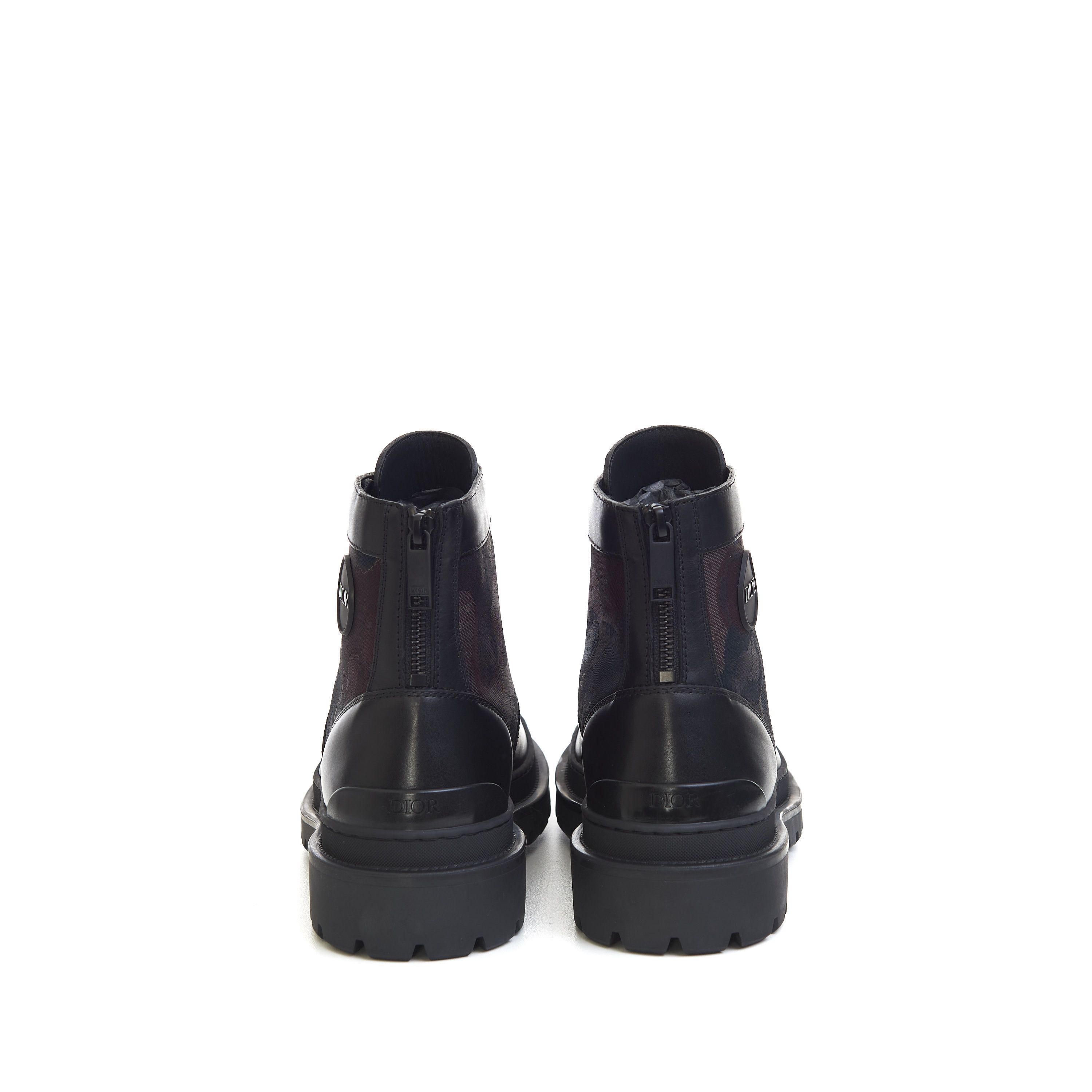 Dior x Peter Doig Explorer Ankle Boots In Black Smooth Calfskin Size US 8 / EU 41 - 7 Thumbnail