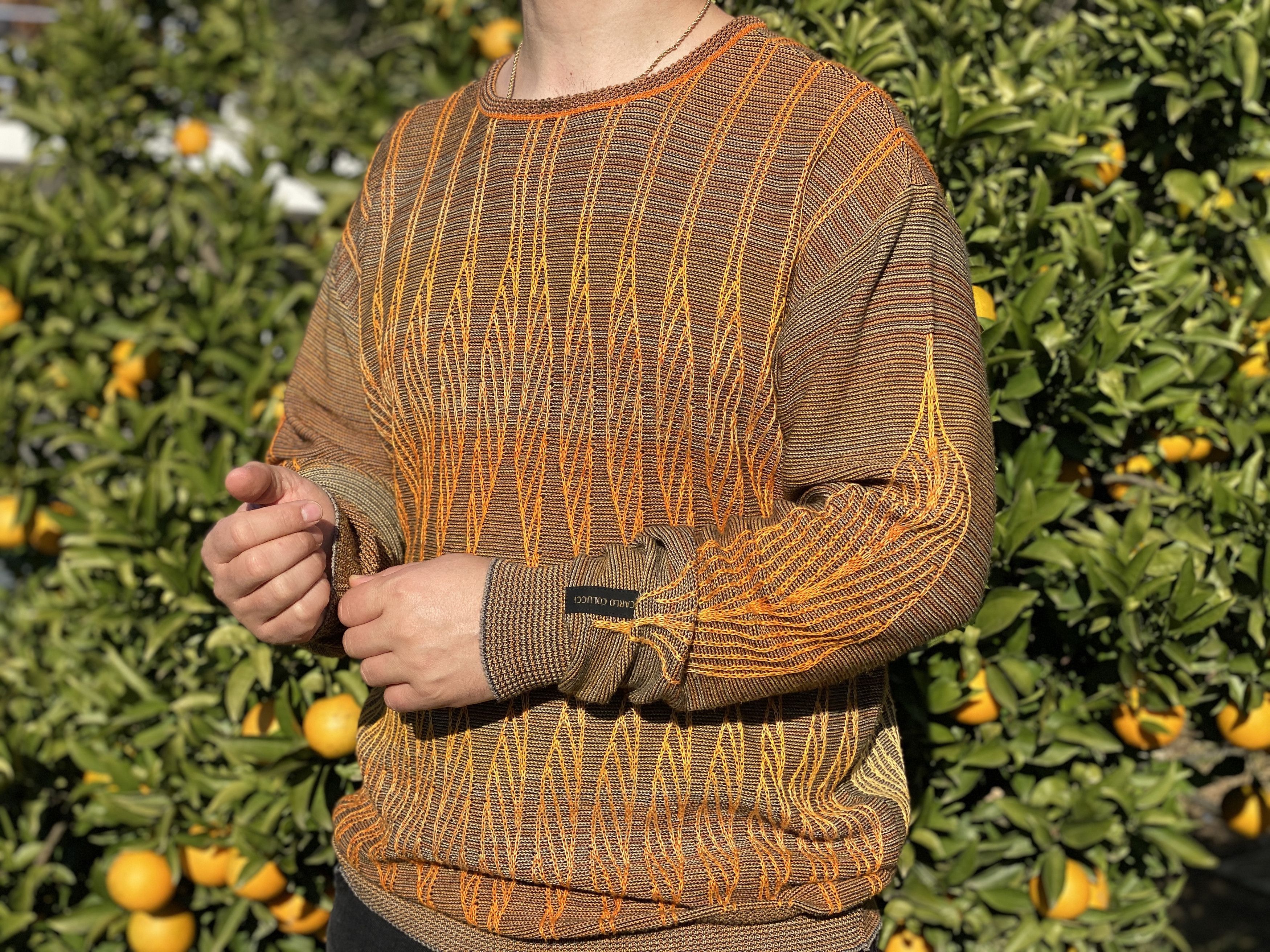 Carlo Colucci Carlo Colucci Rainbow 3D Sweater Cosby size 54 L XL Pullover Size US L / EU 52-54 / 3 - 18 Thumbnail