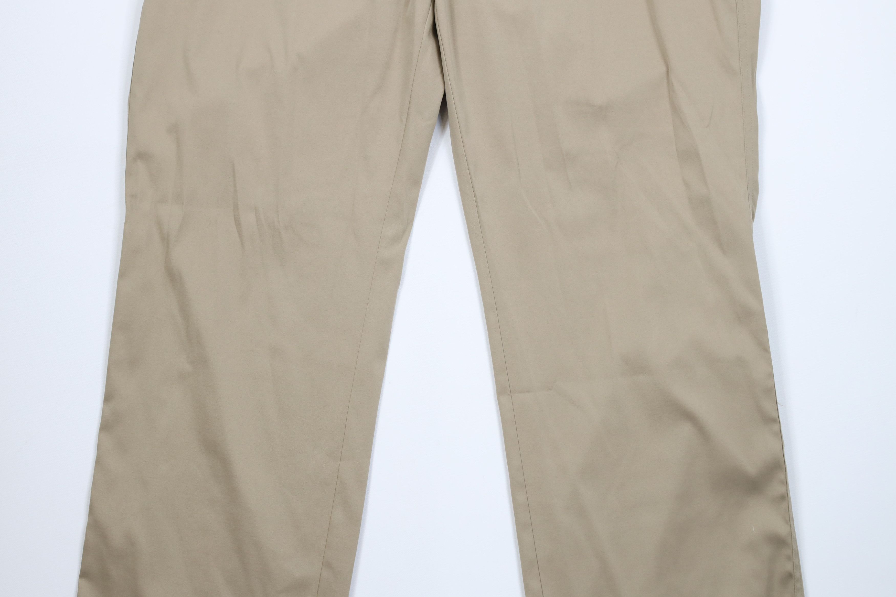 Nike Vintage Nike Golf Mini Swoosh Wide Leg Chino Pants Beige Size US 38 / EU 54 - 3 Thumbnail
