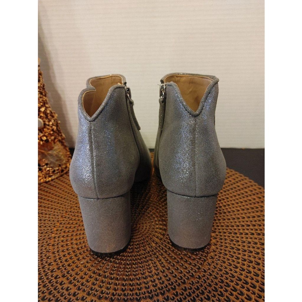 White House Black Market White House Black Market Harper Silver Booties Size 9 Size US 9 / IT 39 - 5 Thumbnail