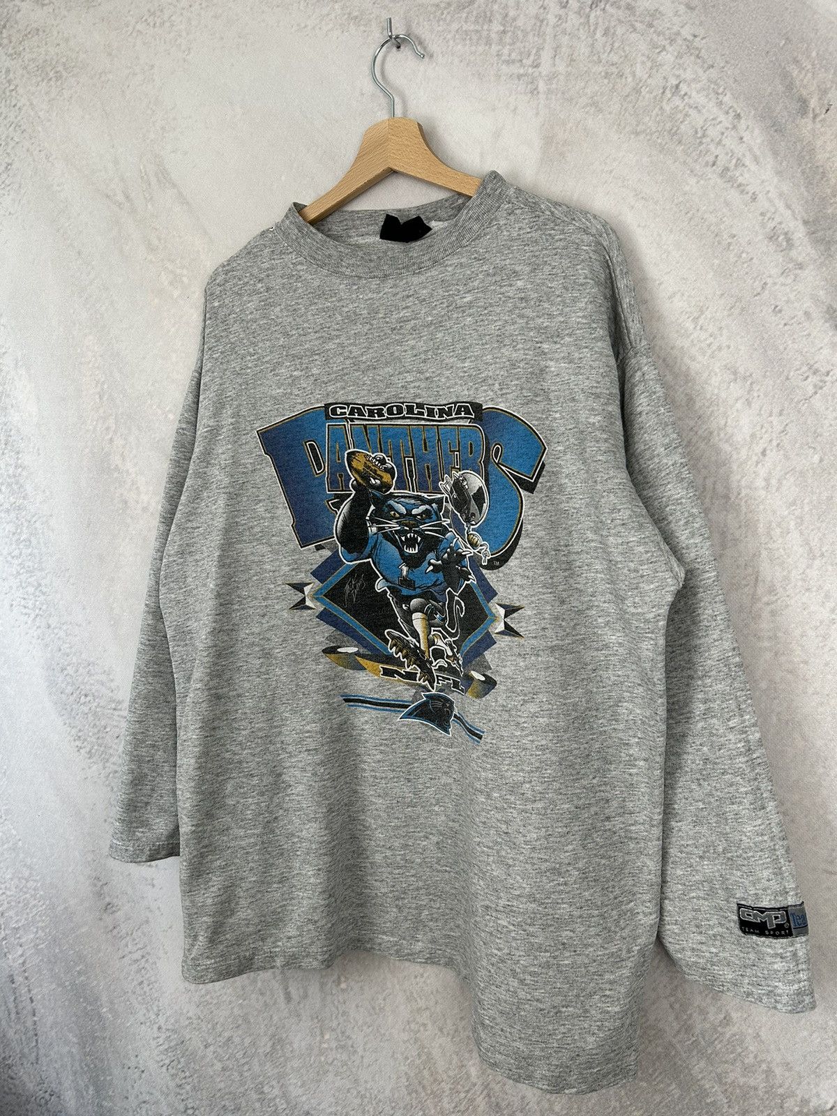 NFL Vintage Carolina Panthers NFL 90s USA Crewneck Sportswear Size US L / EU 52-54 / 3 - 2 Thumbnail