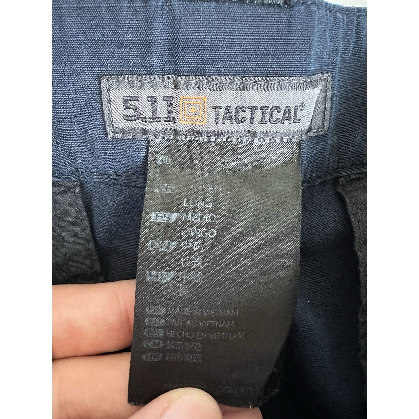 5.11 5.11 Tactical Pants Mens Medium Long Cargo Workwear Utility Size US 30 / EU 46 - 3 Thumbnail
