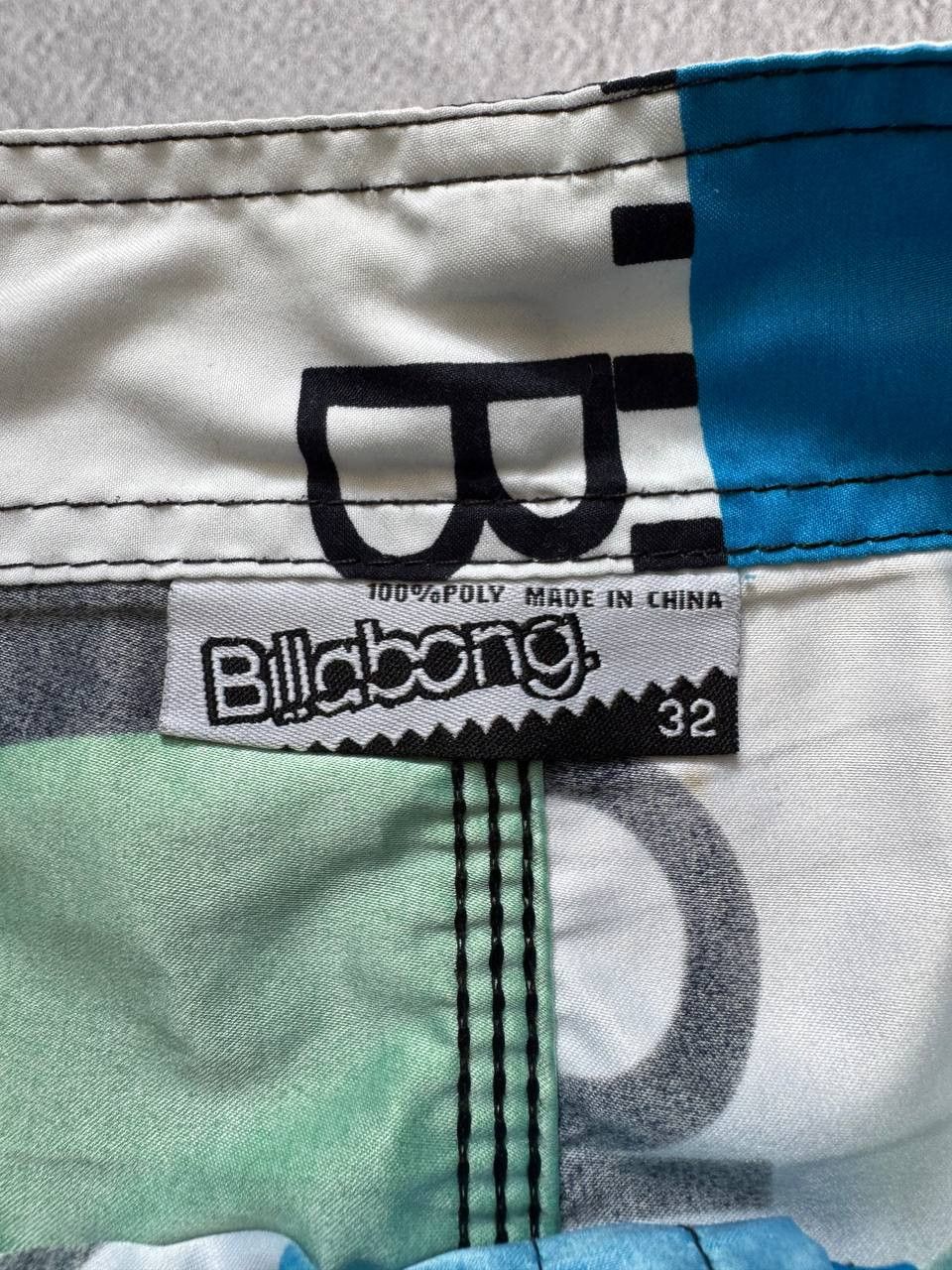 Billabong vintage y2k billabong swim shorts bath suit trunks graffiti Size US 32 / EU 48 - 9 Thumbnail