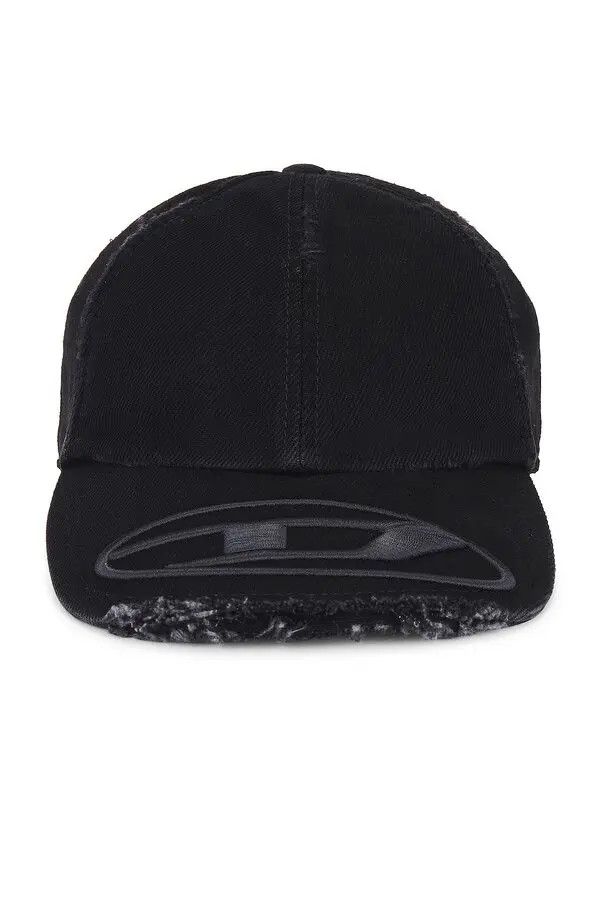 Diesel o1mle1025 Size: 01 / C-Jarl Baseball Cap / Hat in Black Size ONE SIZE - 1 Thumbnail
