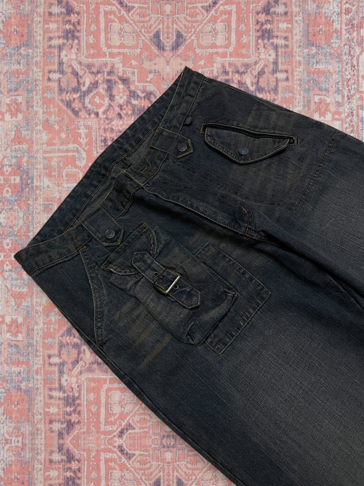 Japanese Brand Vintage Japan Designer Streetwear Playchess Unique Denim Size US 32 / EU 48 - 6 Thumbnail