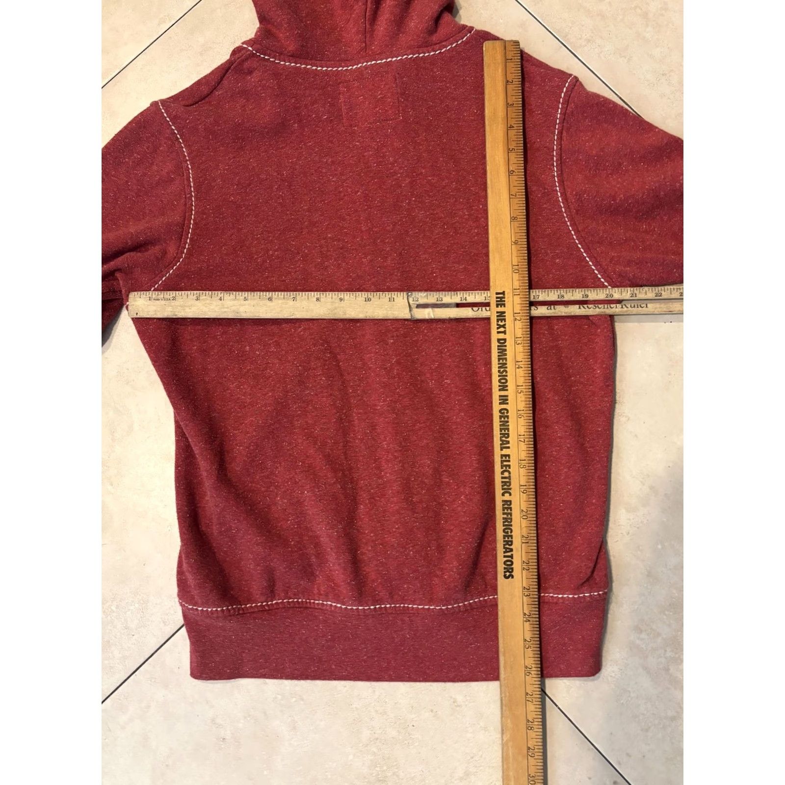 True Religion True Religion Hoodie Mens M Red Full Zip Fleece Horseshoe Logo Sweatshirt Size US M / EU 48-50 / 2 - 6 Thumbnail