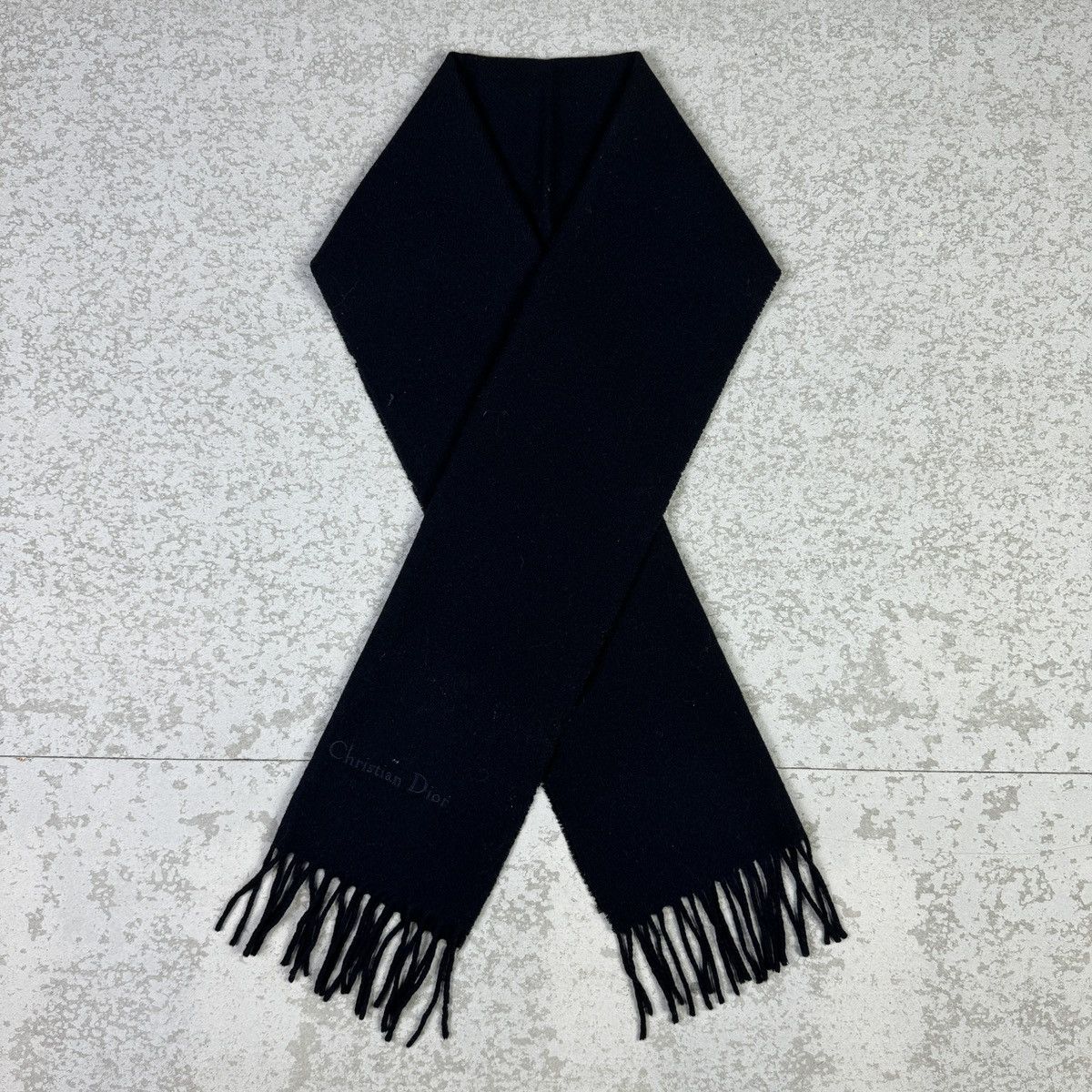 Christian Dior Monsieur Christian Dior Plain Scarf / Muffler / Neckwear - as009 Size ONE SIZE - 3 Thumbnail