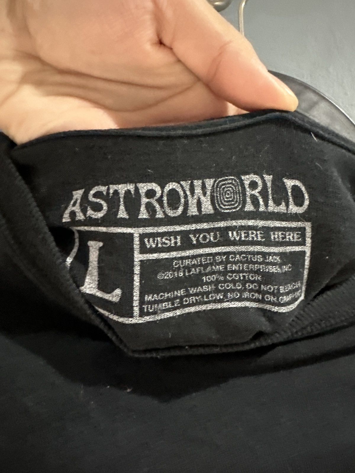 Vintage TRAVIS SCOTT ASTROWORLD I LOVE NY TEE Size US L / EU 52-54 / 3 - 3 Thumbnail