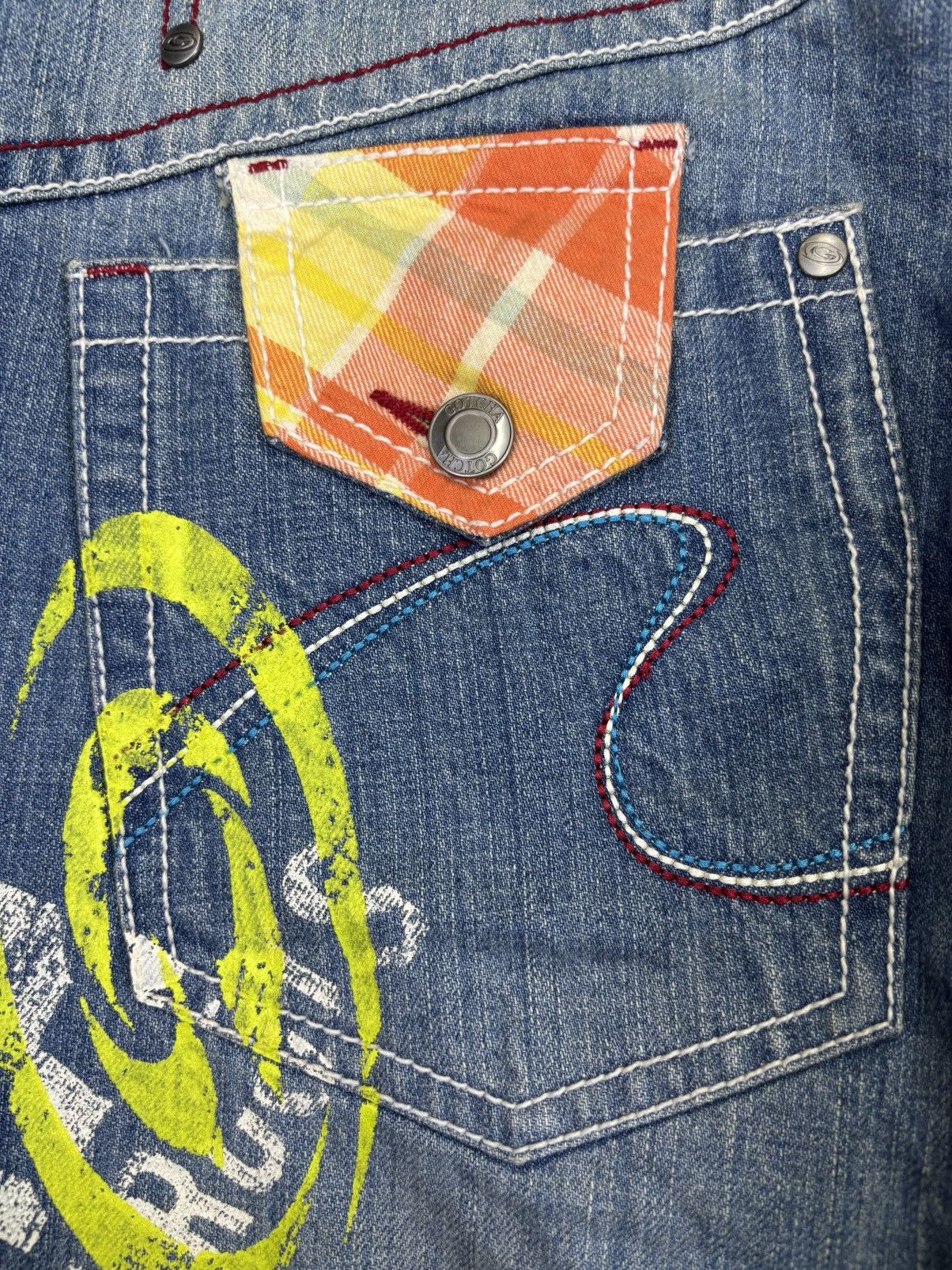 Gotcha 💥Surf Style💥Gotcha Surf Medium Wash Denim F950 Size US 33 - 14 Thumbnail