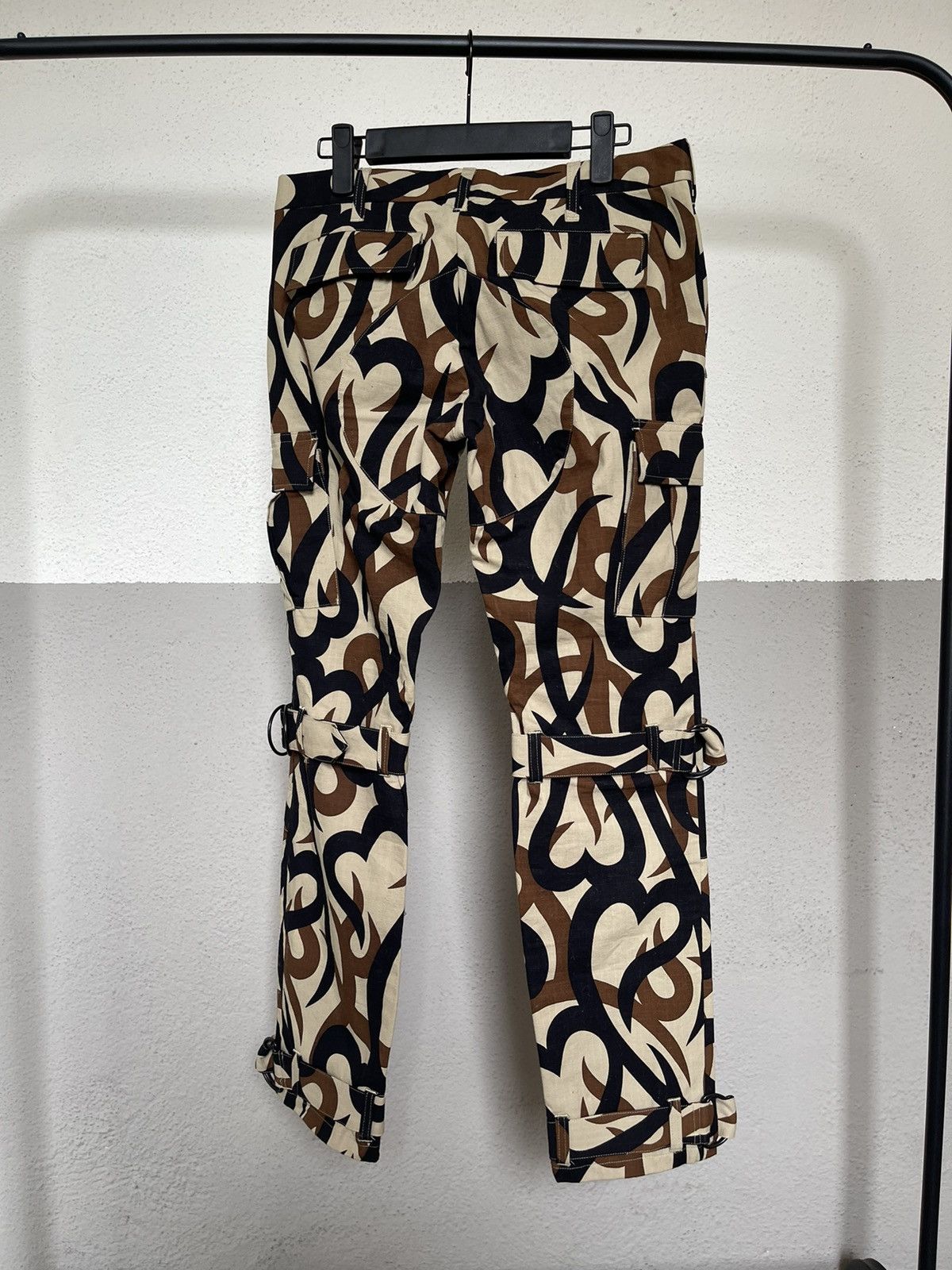 Japanese Brand × Number (N)ine AW04 Number Nine Tribal Heart Camo Bondage Pant AW04/05 Size US 31 - 4 Thumbnail