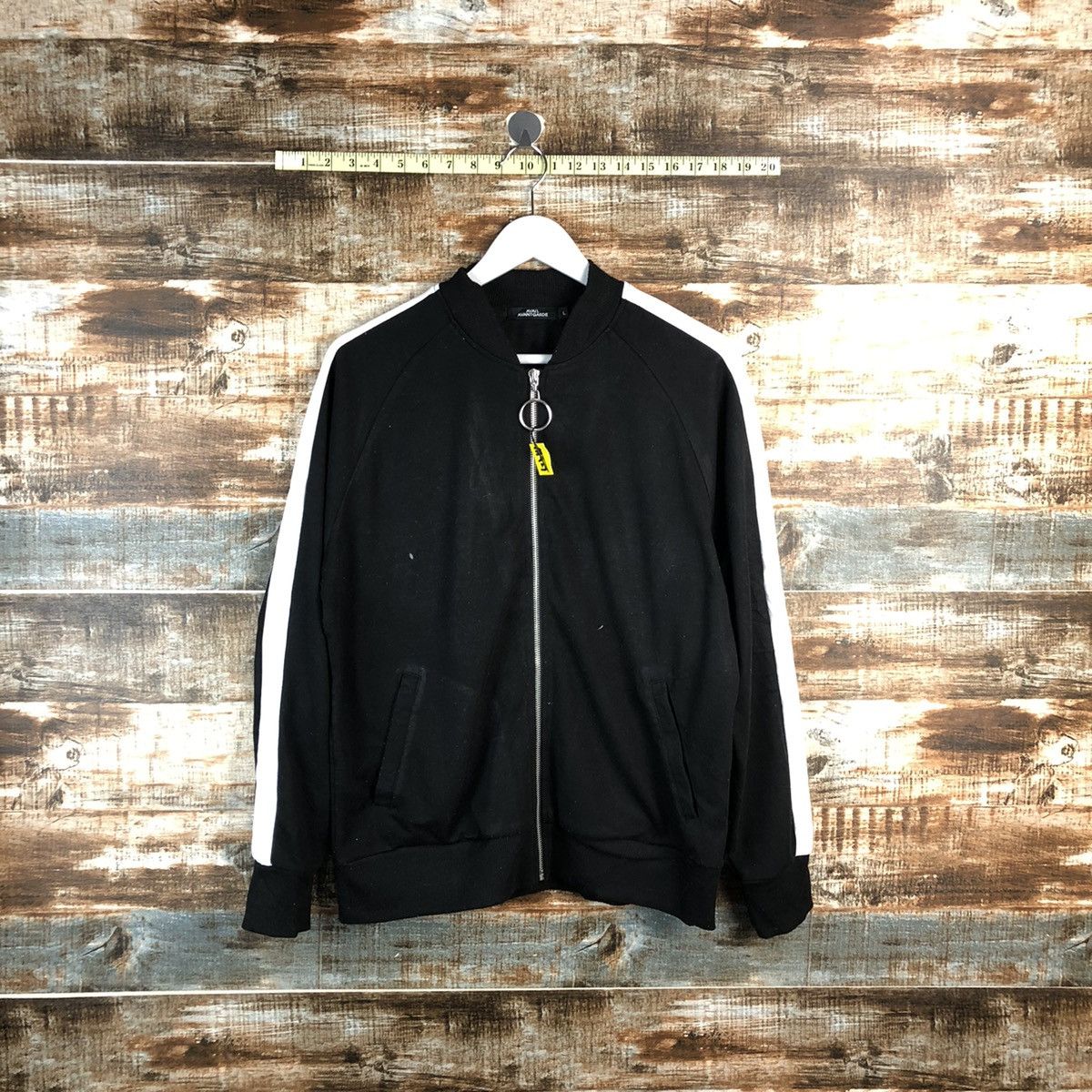 Japanese Brand × Vintage Avail Avant Garde Black Sweather #A1927 Size US L / EU 52-54 / 3 - 1 Thumbnail