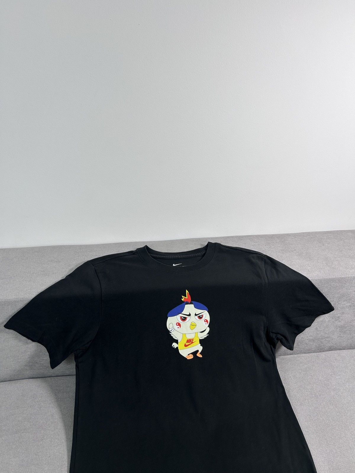 Affliction × Japanese Brand Vintage Y2K Nike Japanese Style Black Tee Size US M / EU 48-50 / 2 - 4 Thumbnail