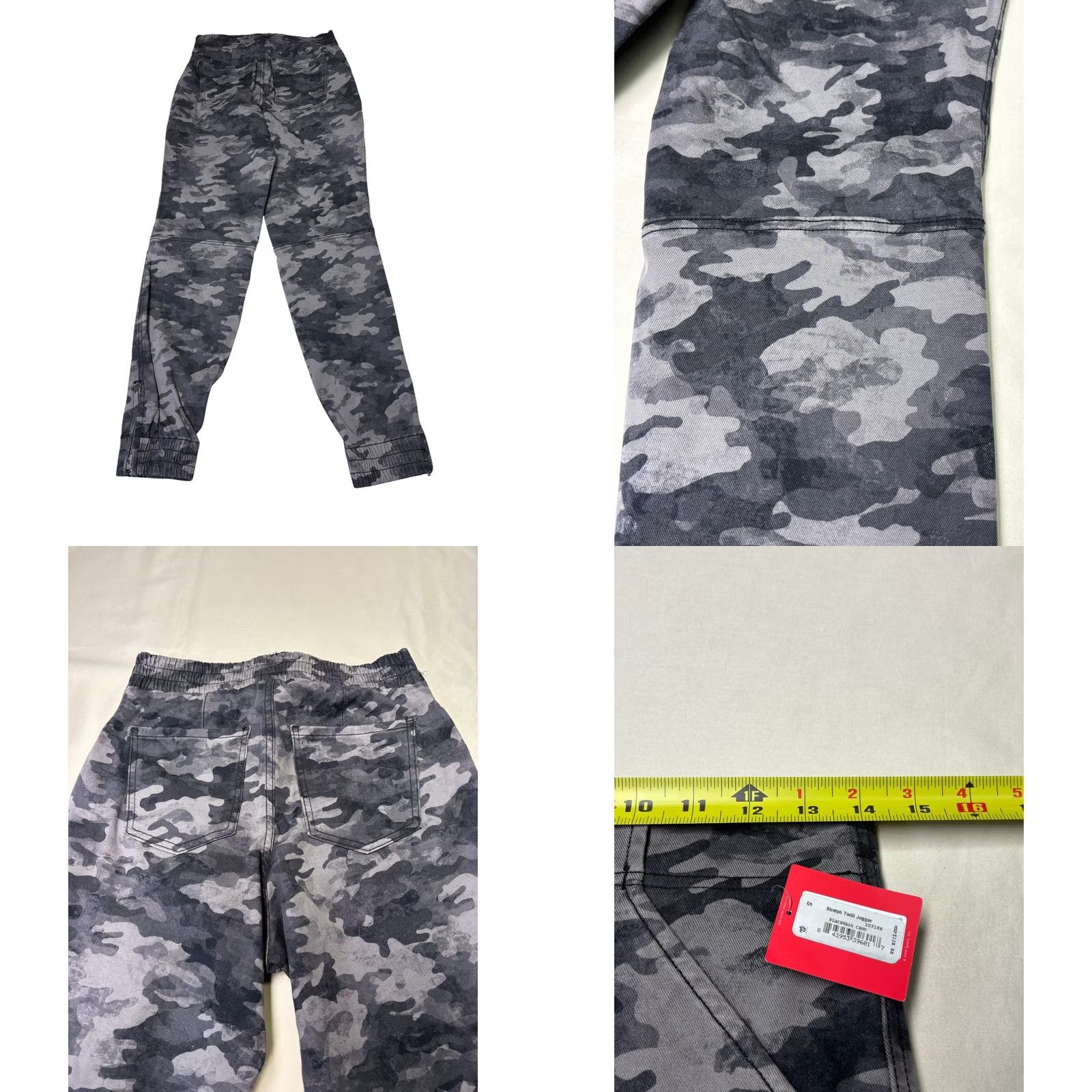 Spanx Spanx Stretch Twill Jogger Blackwash Camo Gray 28 Inseam 29 Pants Women S Slim Pockets Zipper Camouflage Pull On Jogger Style, Tan? Size 28" / US 6 / IT 42 - 8 Thumbnail